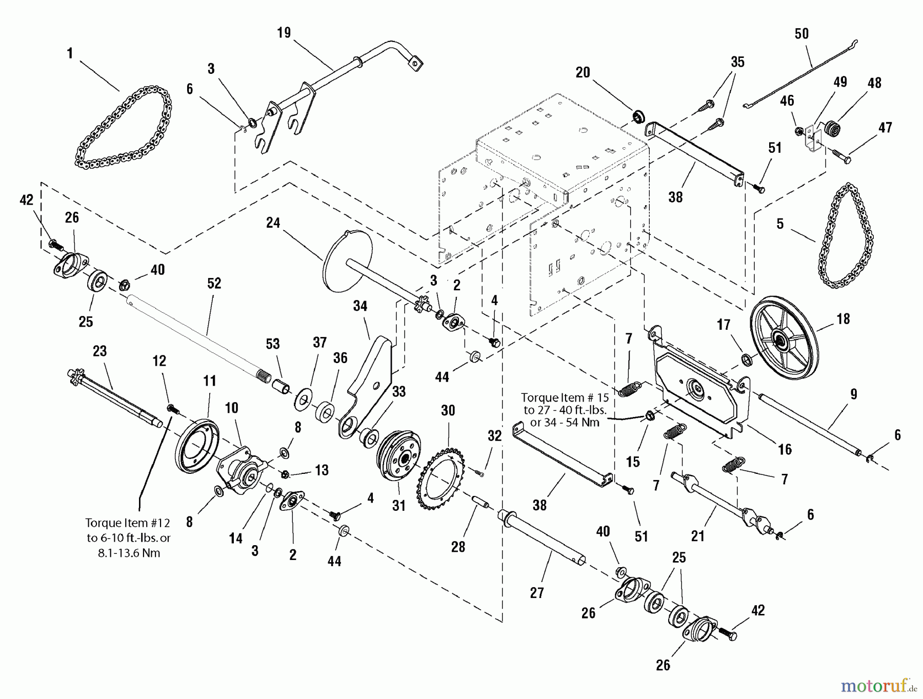  Murray Schneefräsen C950-52871-0 (1695564) - Craftsman 31