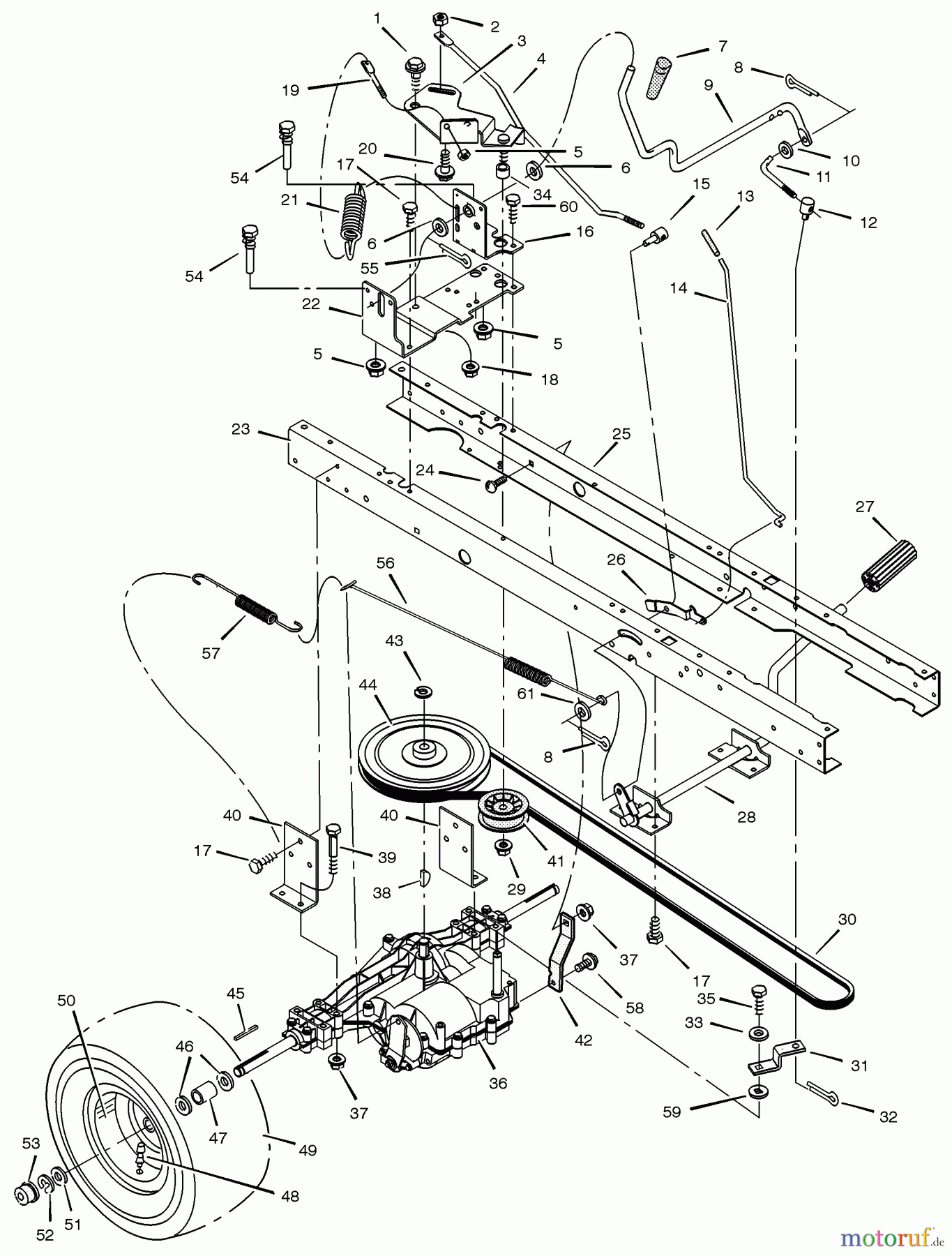  Murray Rasen- und Gartentraktoren 405002x8A - Scotts 40