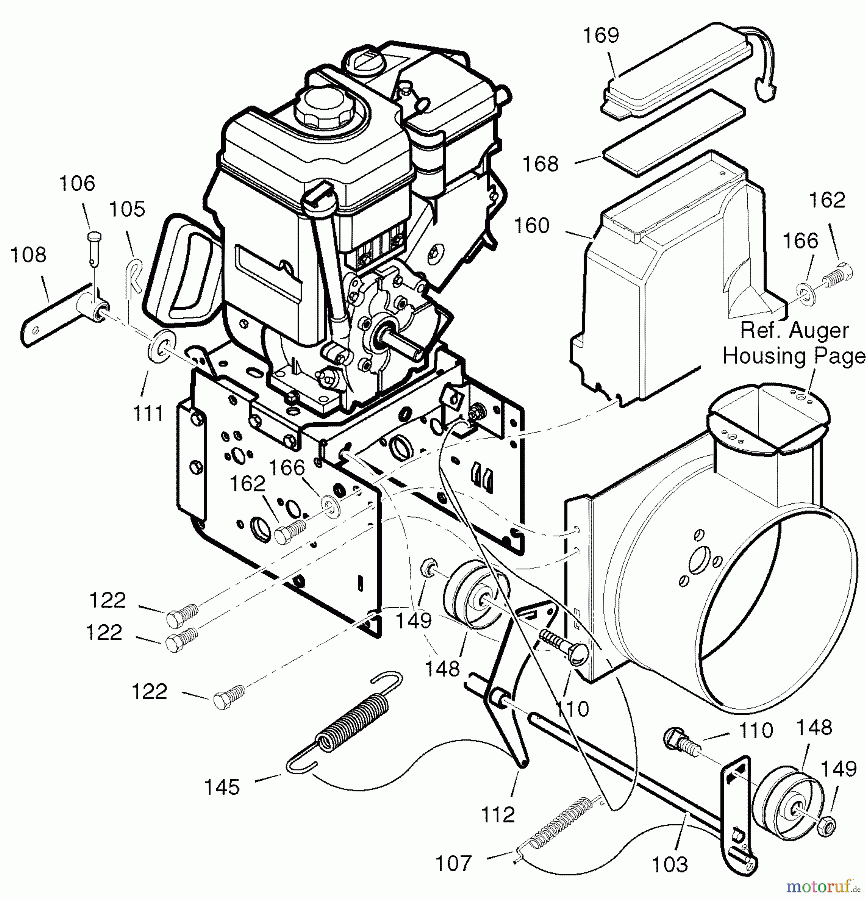  Murray Schneefräsen 536.889253 - Craftsman 33