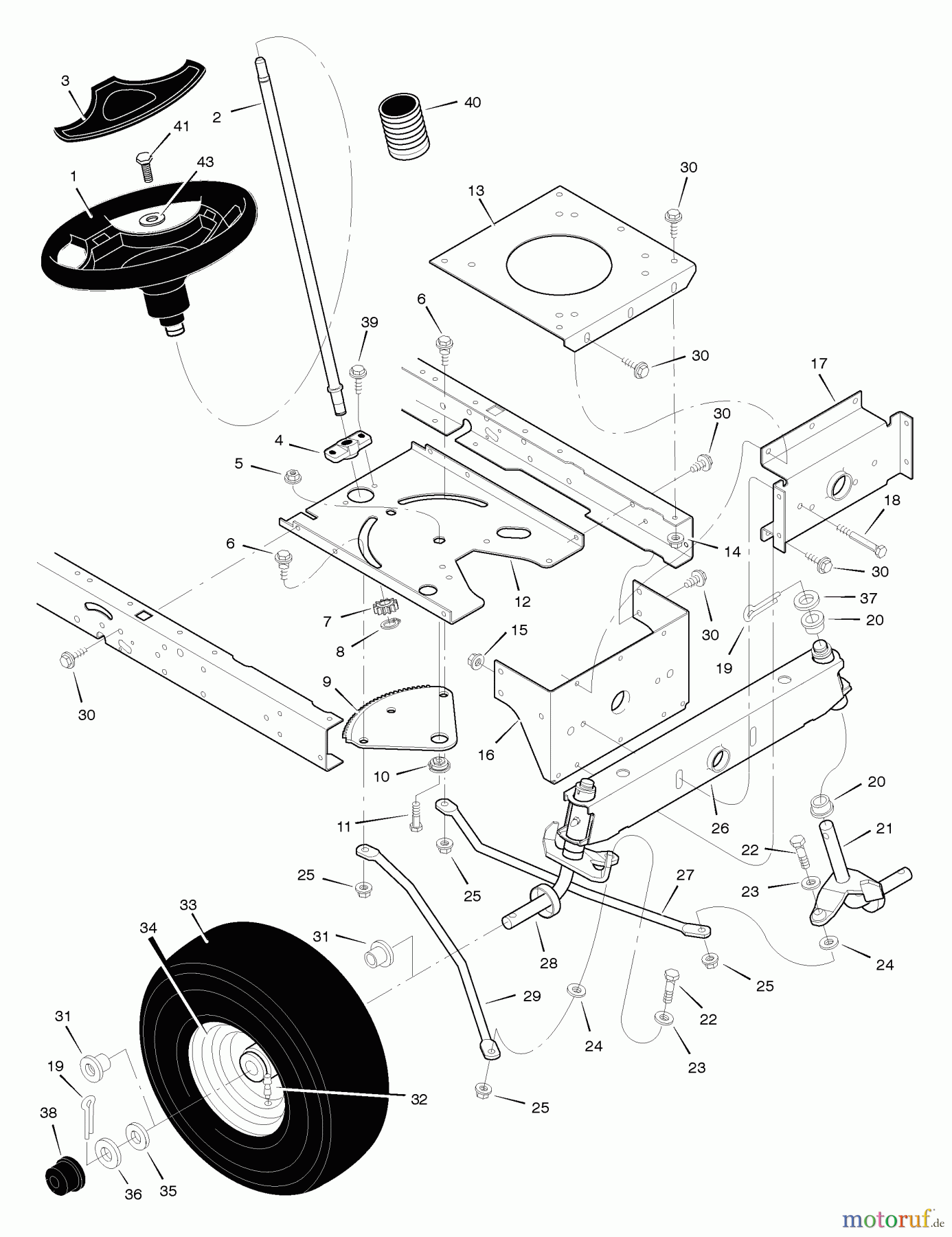  Murray Rasen- und Gartentraktoren 405004x99A - B&S/Murray 40