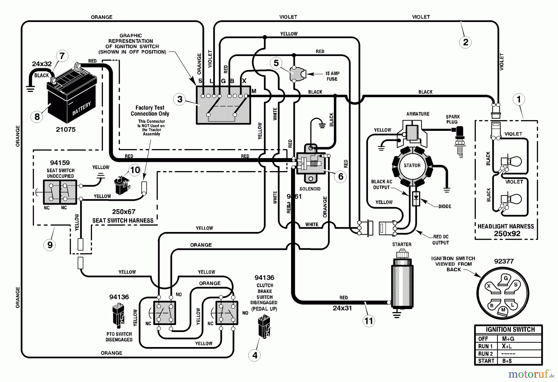  Murray Rasen- und Gartentraktoren 405005x99C - B&S/Murray 40