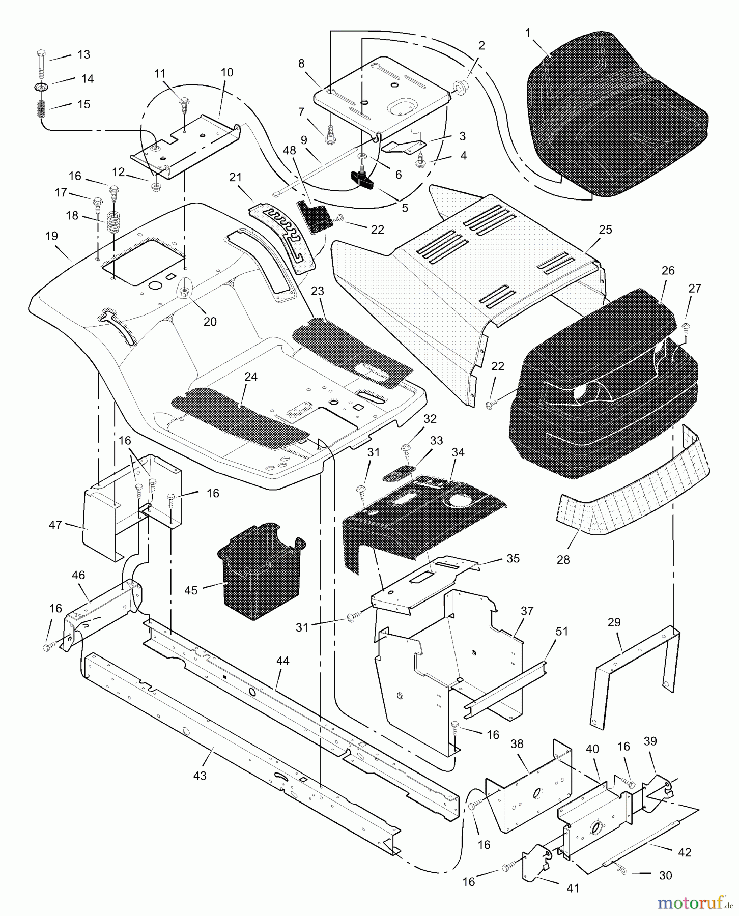  Murray Rasen- und Gartentraktoren 40507x31B - Scotts 40