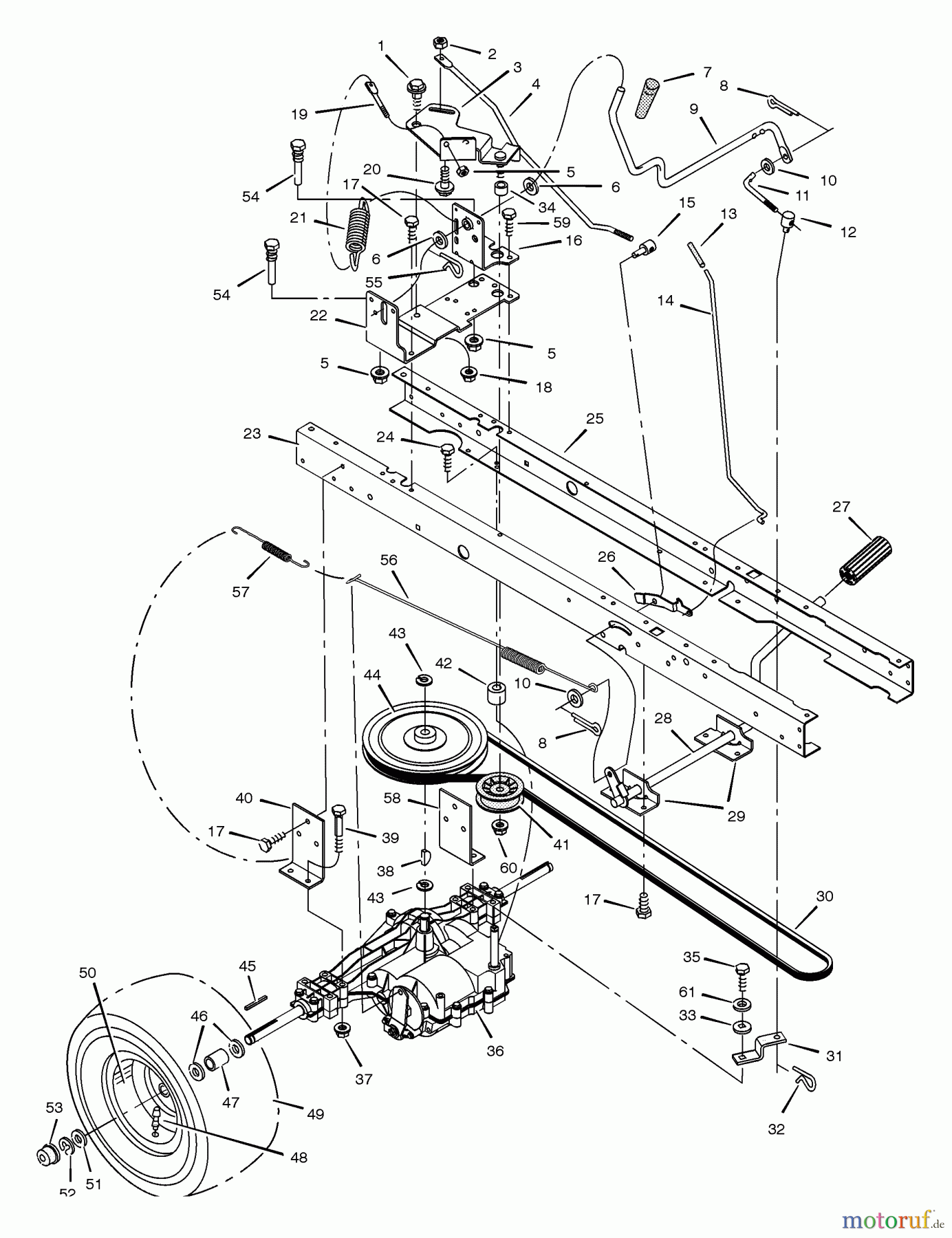  Murray Rasen- und Gartentraktoren 40507x8C - Scotts 40