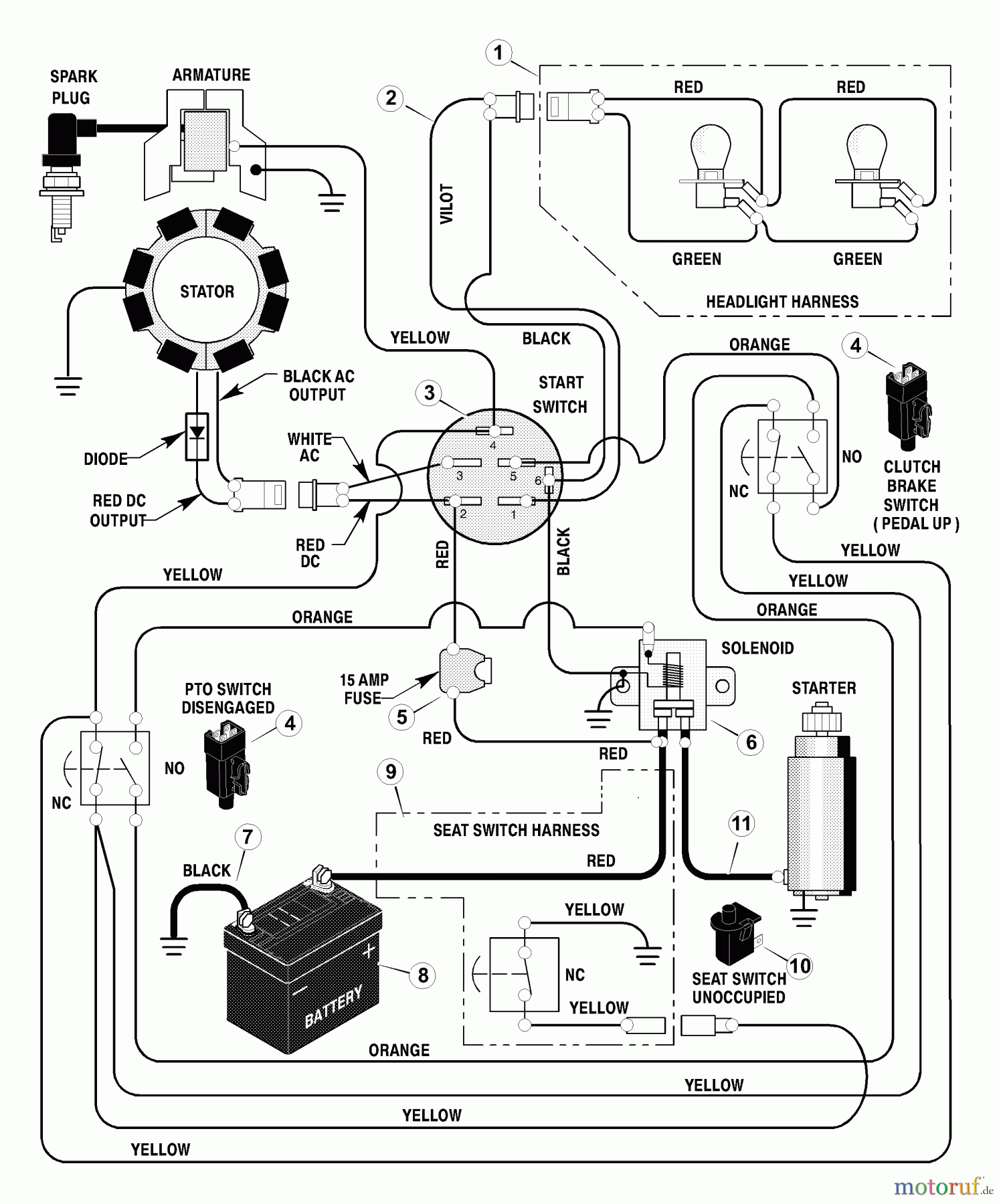  Murray Rasen- und Gartentraktoren 40508x92D - B&S/Murray 40