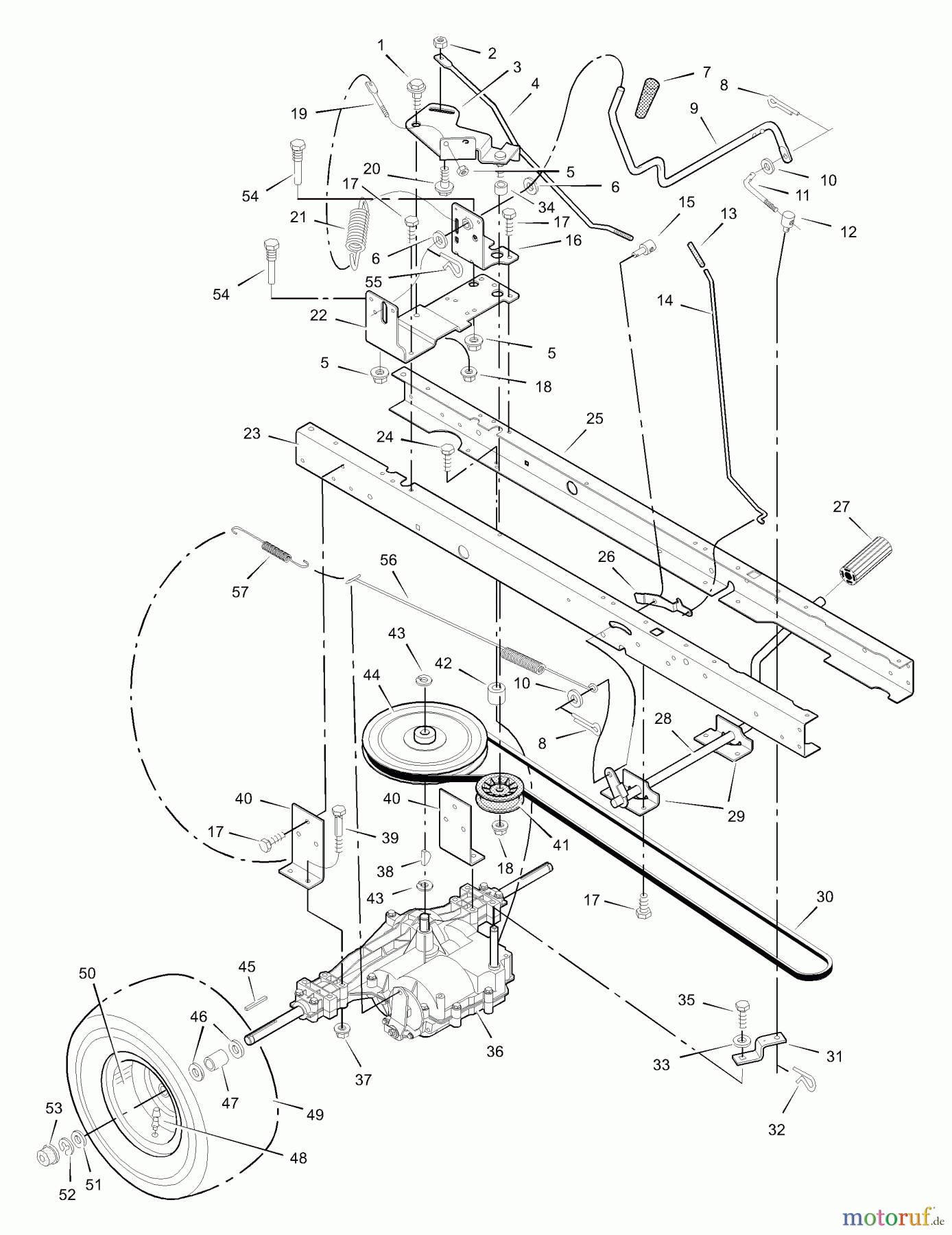  Murray Rasen- und Gartentraktoren 40508x92D - B&S/Murray 40