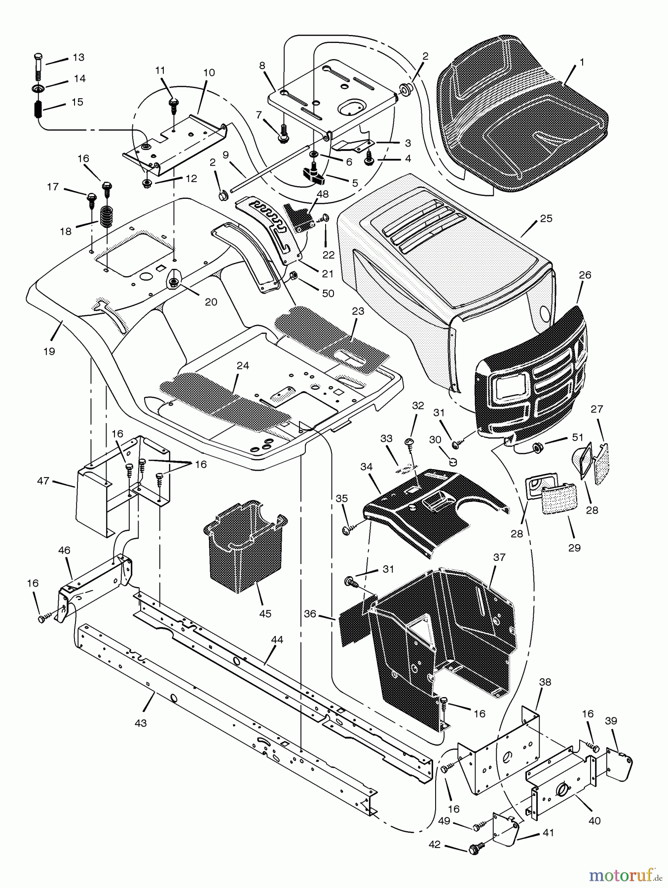  Murray Rasen- und Gartentraktoren 40508x92E - B&S/Murray 40