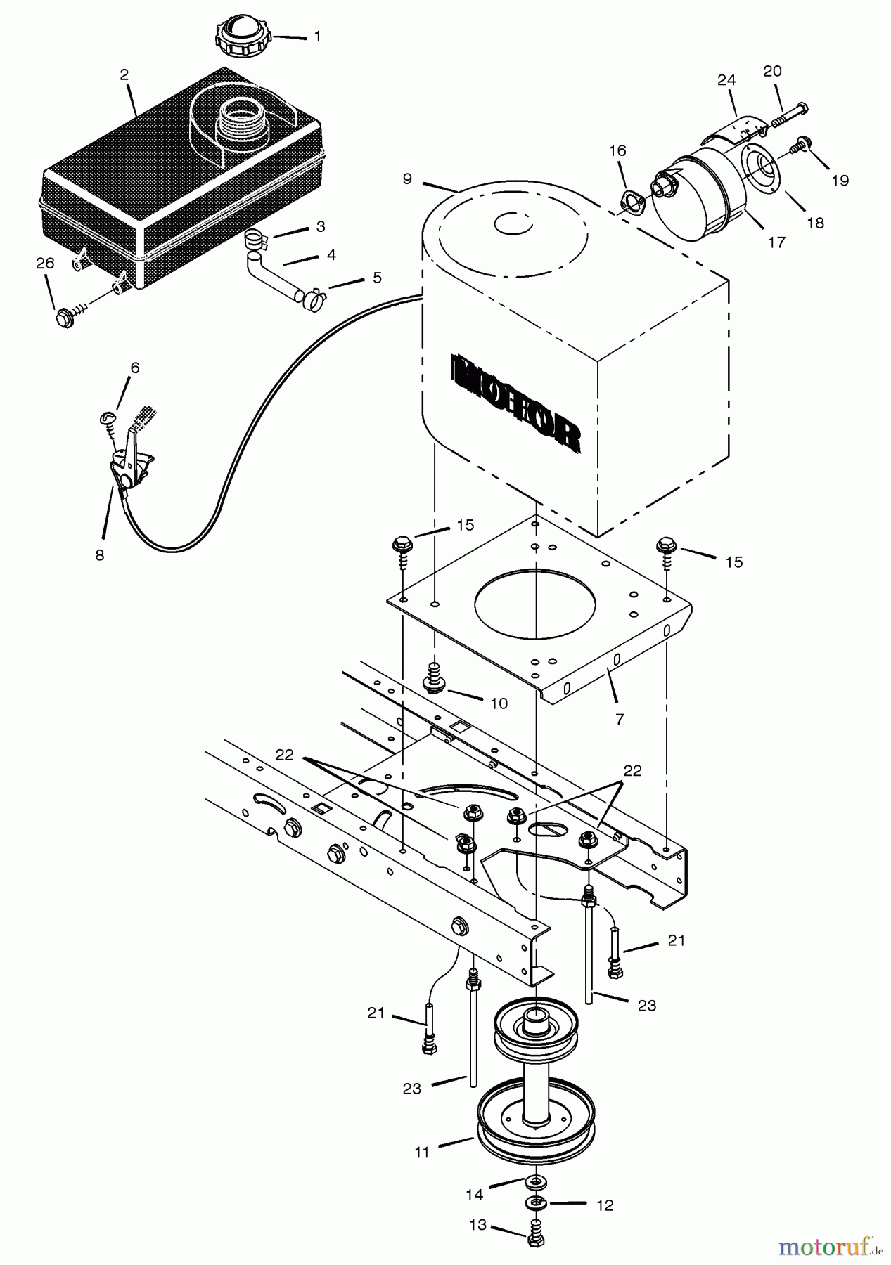  Murray Rasen- und Gartentraktoren 40508x92E - B&S/Murray 40