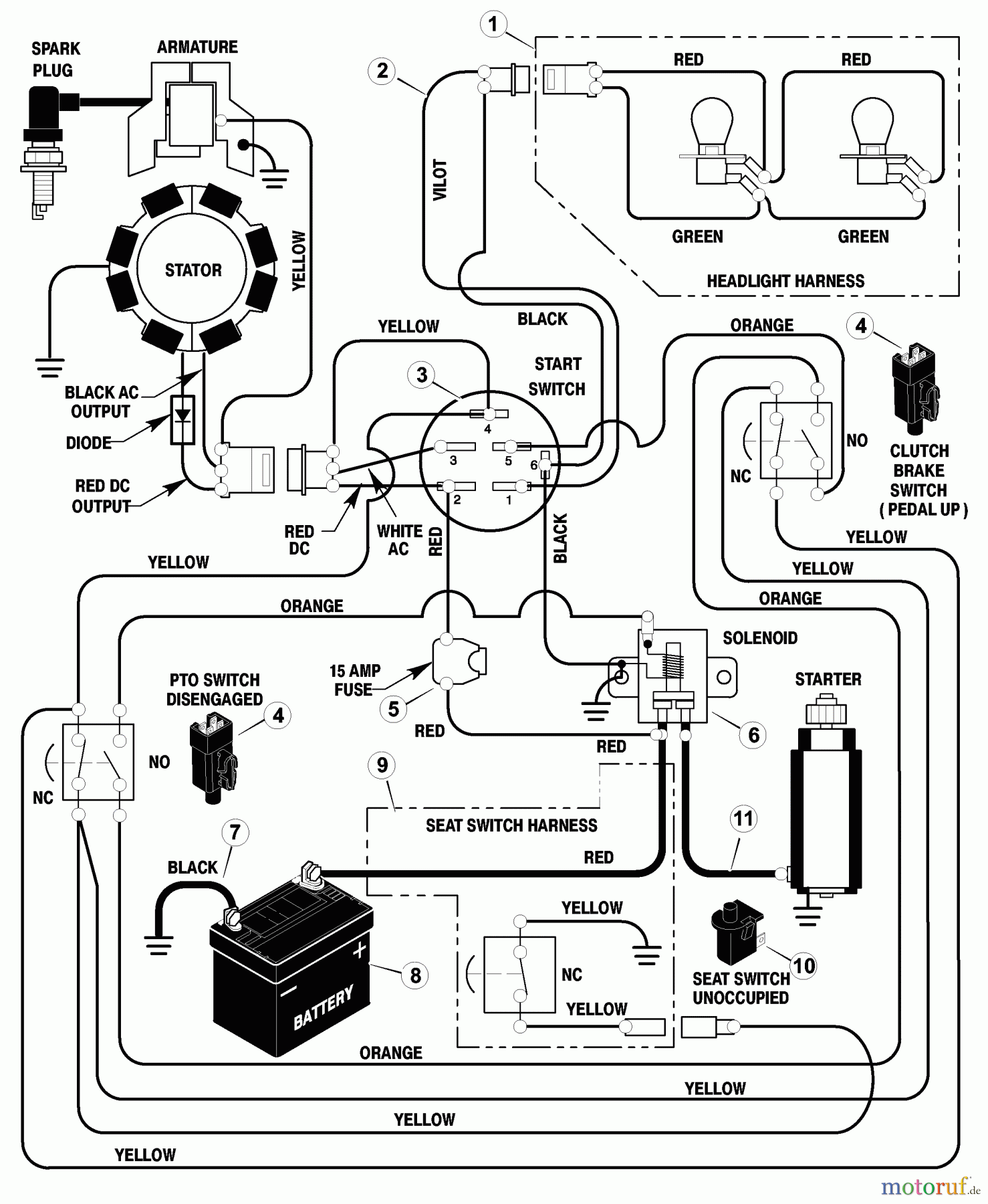  Murray Rasen- und Gartentraktoren 40508x92H - B&S/Murray 40