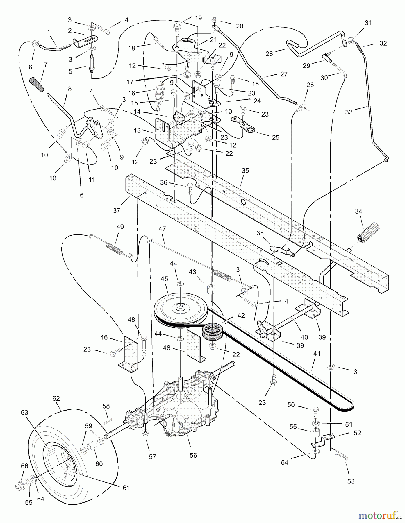  Murray Rasen- und Gartentraktoren 40536x4A - Murray 40