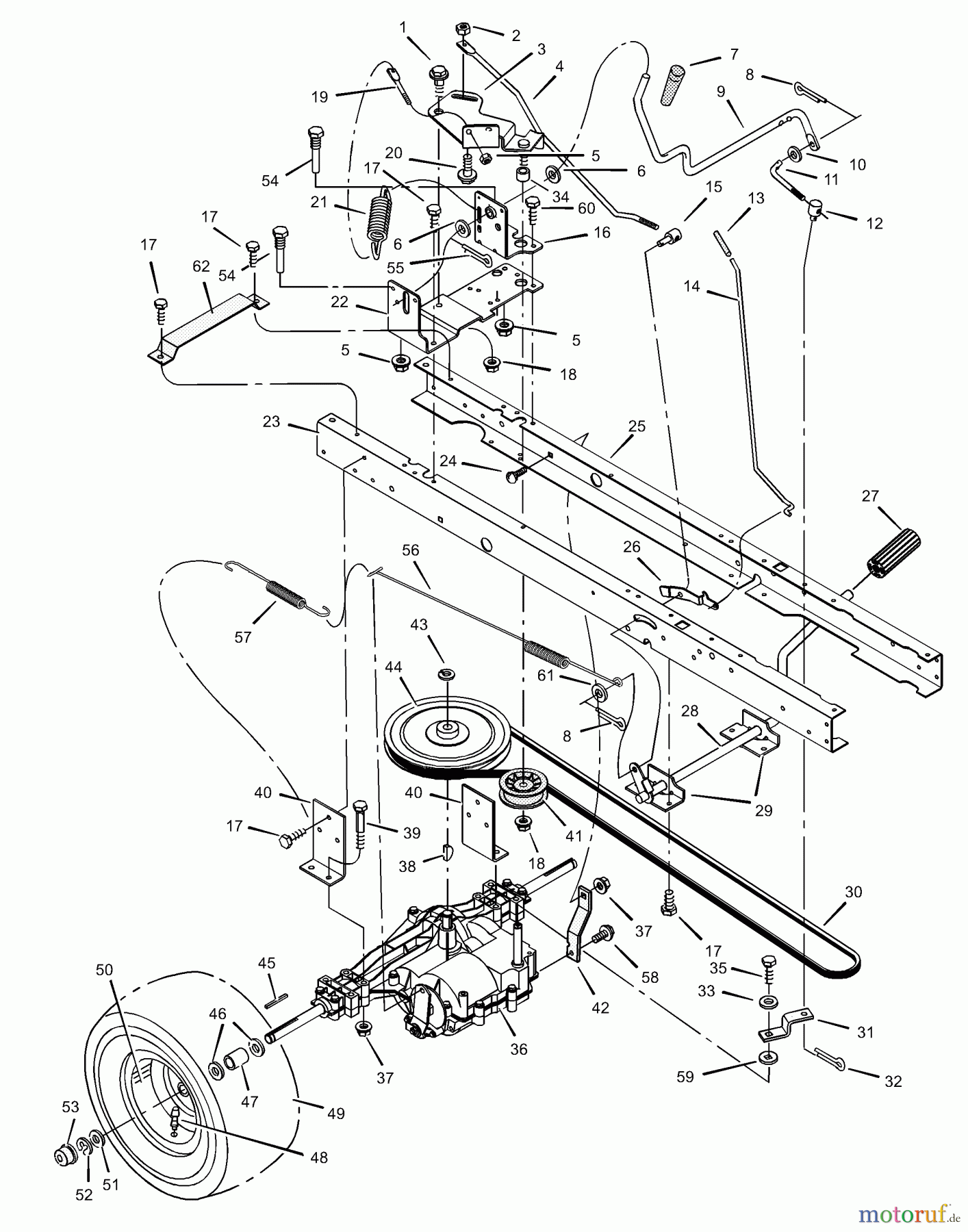  Murray Rasen- und Gartentraktoren 40541F - Murray 40