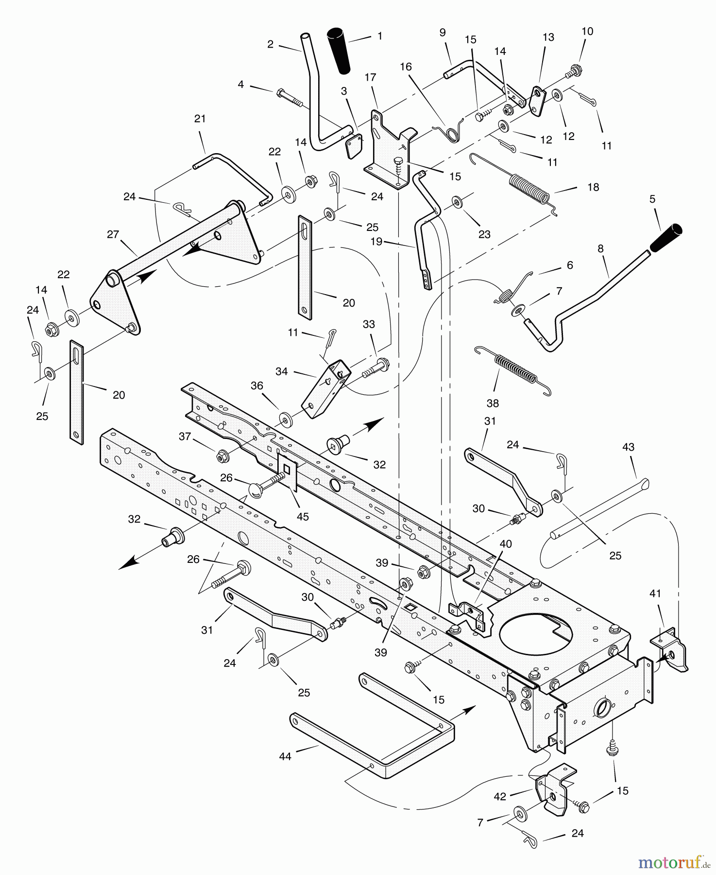  Murray Rasen- und Gartentraktoren 425001x8E - Scotts 42