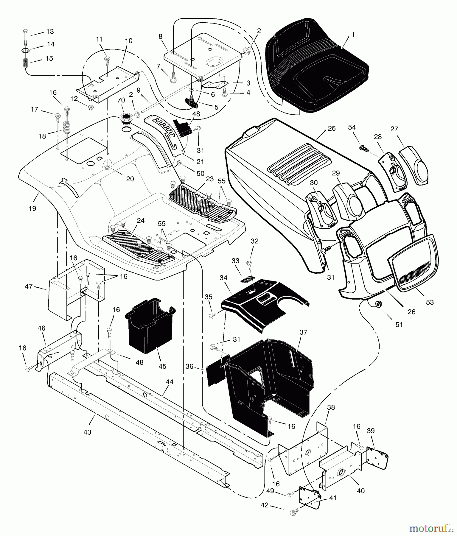 Murray Rasen- und Gartentraktoren 425002x99A - B&S/Murray 42