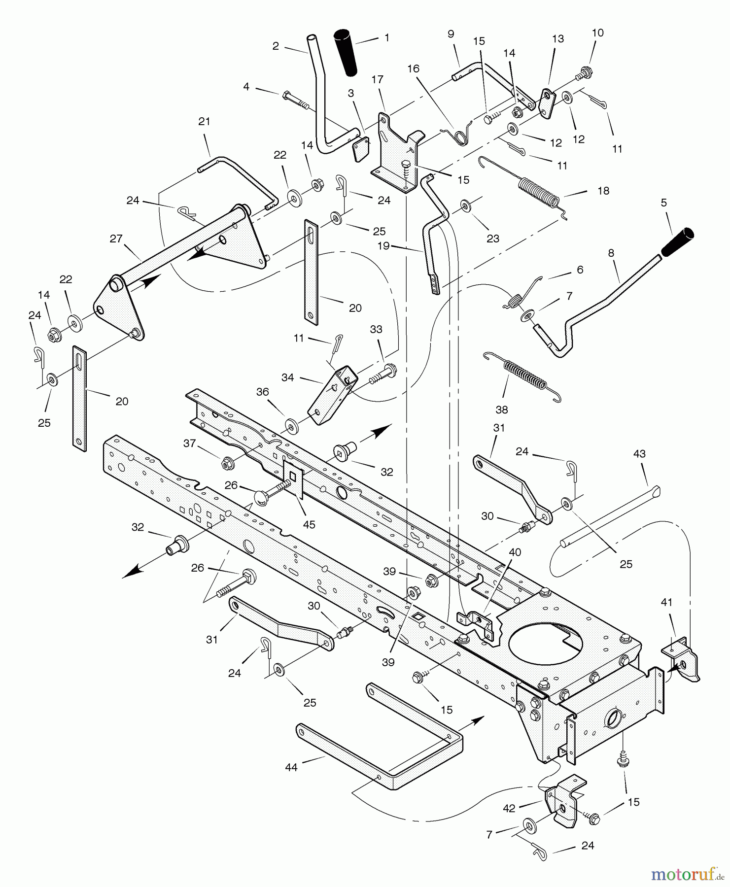  Murray Rasen- und Gartentraktoren 425005x8A - Scotts 42