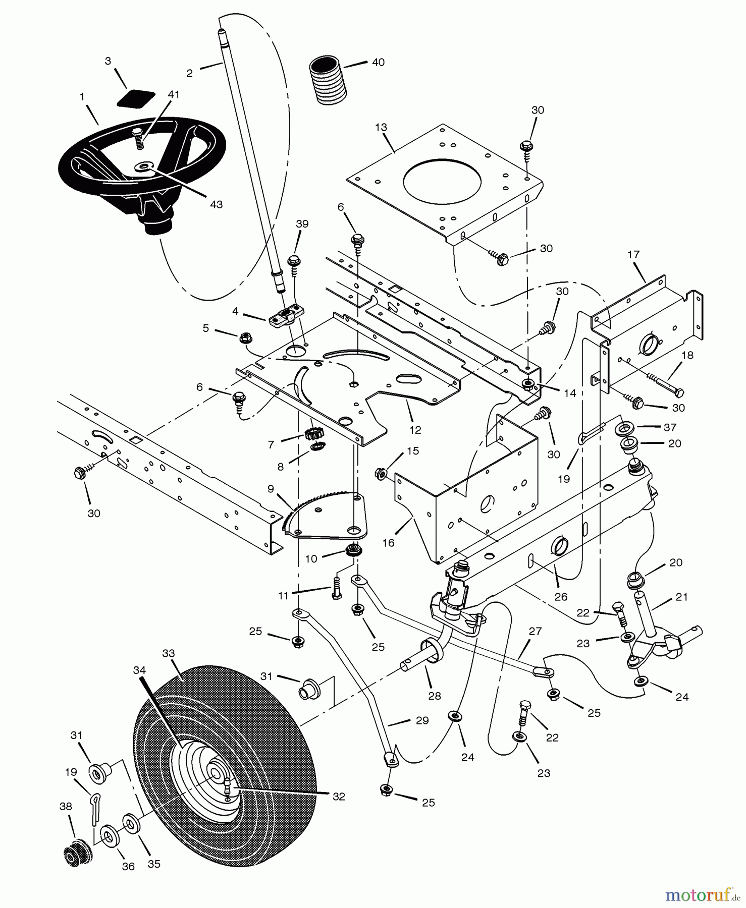 Murray Rasen- und Gartentraktoren 425008x8A - Scotts 42