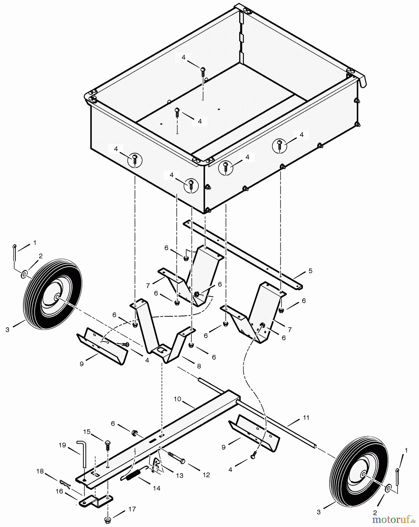  Murray Rasen- und Gartentraktoren 425009x8A - Scotts 42