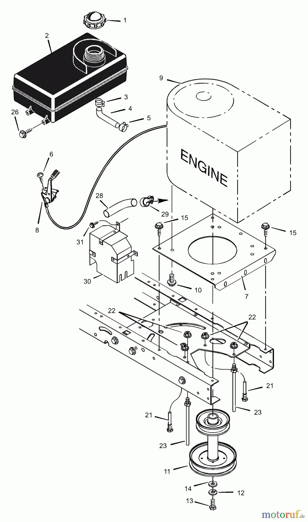 Murray Rasen- und Gartentraktoren 42500x99A - B&S/Murray 42