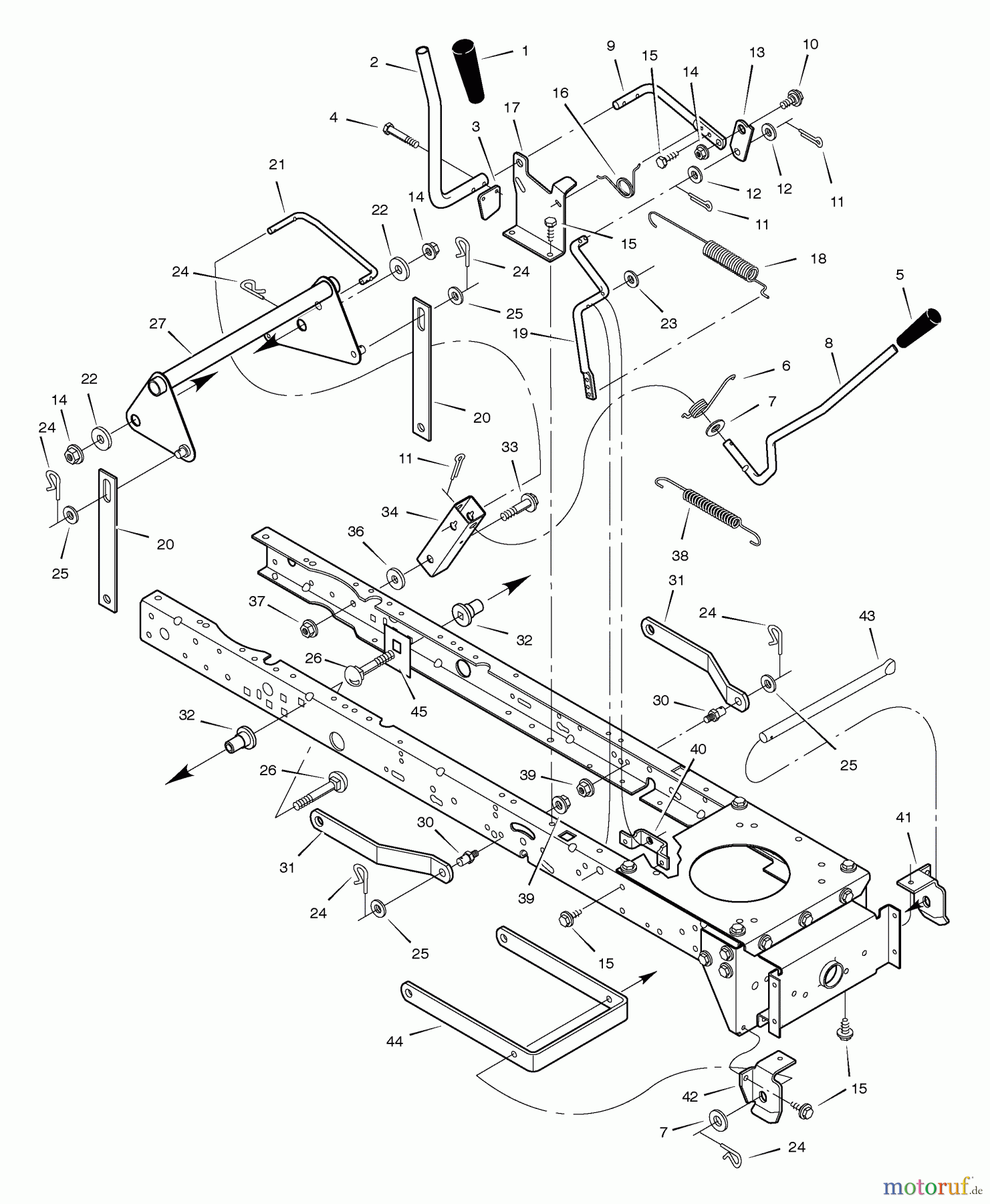 Murray Rasen- und Gartentraktoren 425016x48A - B&S/Murray 42