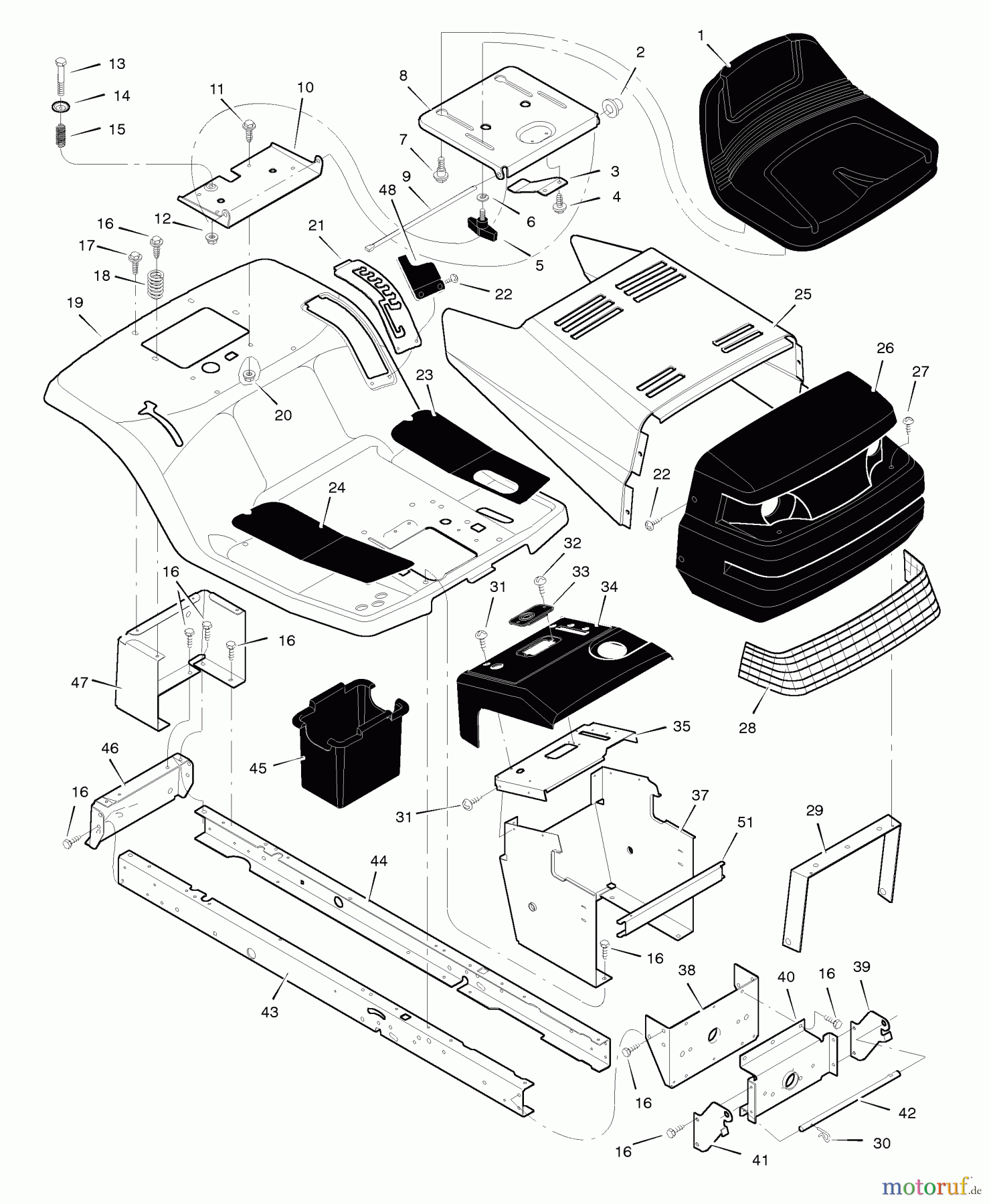  Murray Rasen- und Gartentraktoren 42504x99A - B&S/Murray 42