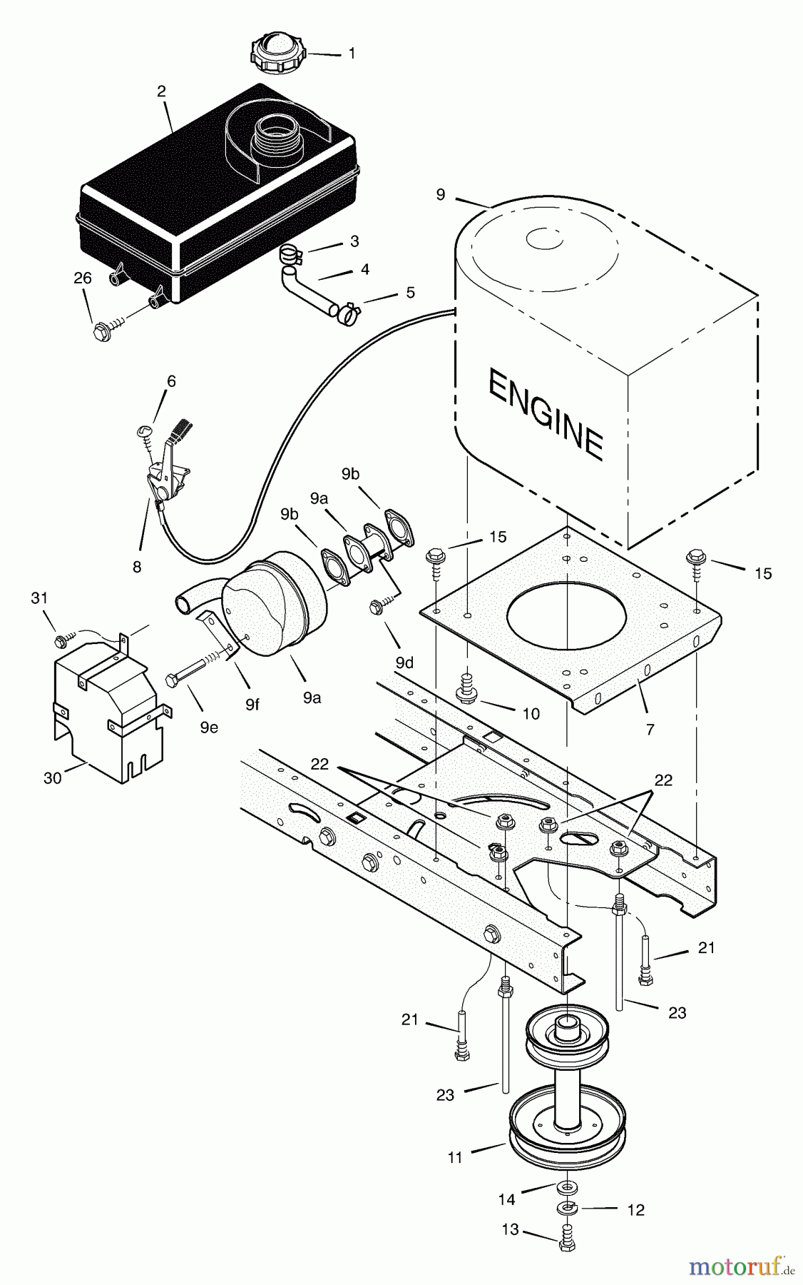 Murray Rasen- und Gartentraktoren 42516x92B - B&S/Murray 42