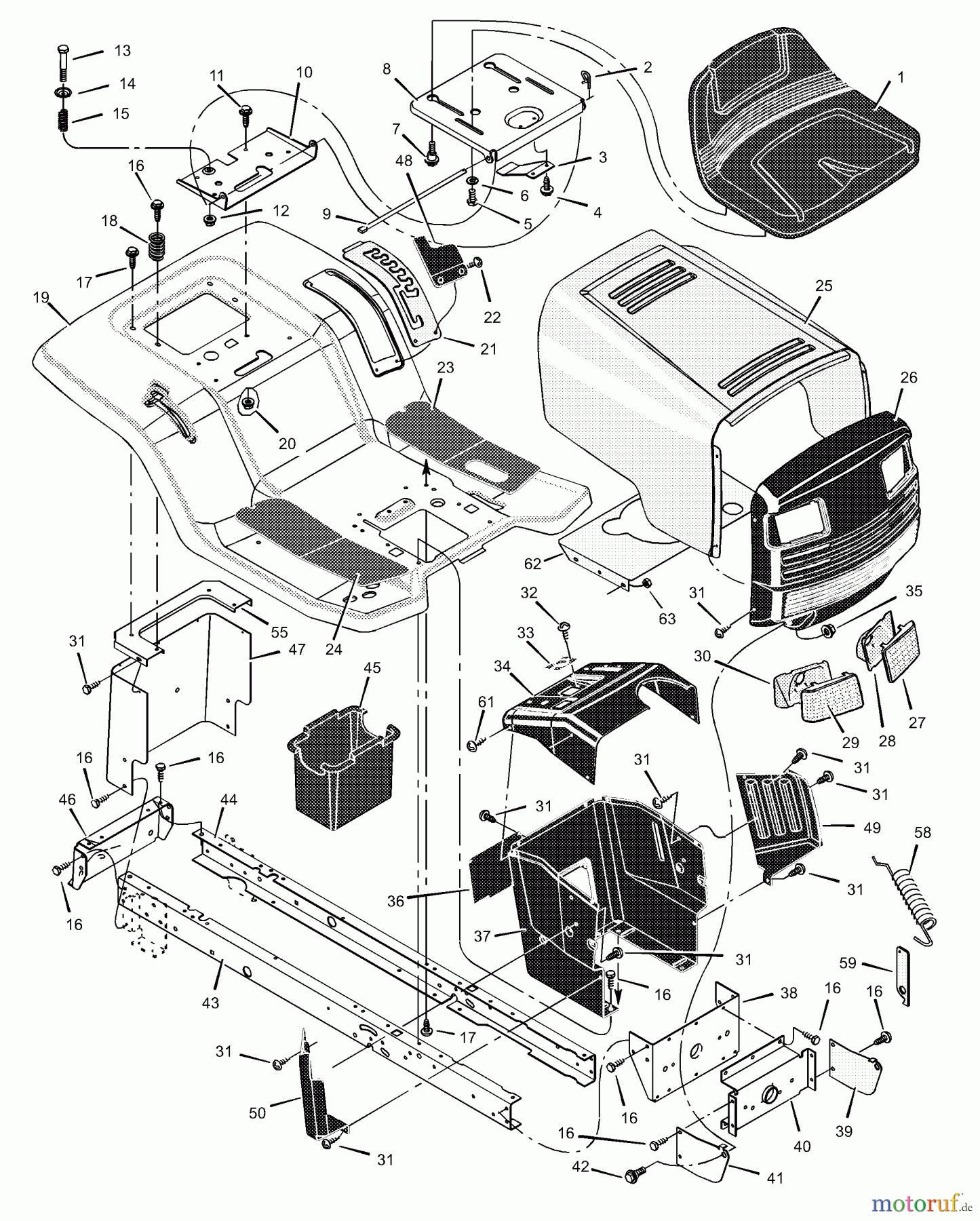 Murray Rasen- und Gartentraktoren 42516x92B - B&S/Murray 42