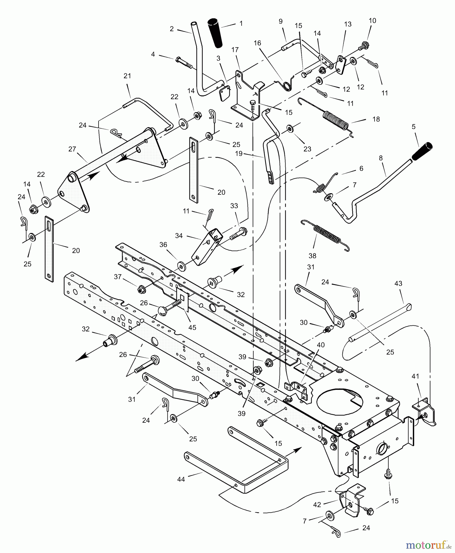  Murray Rasen- und Gartentraktoren 42544x8F - Scotts 42