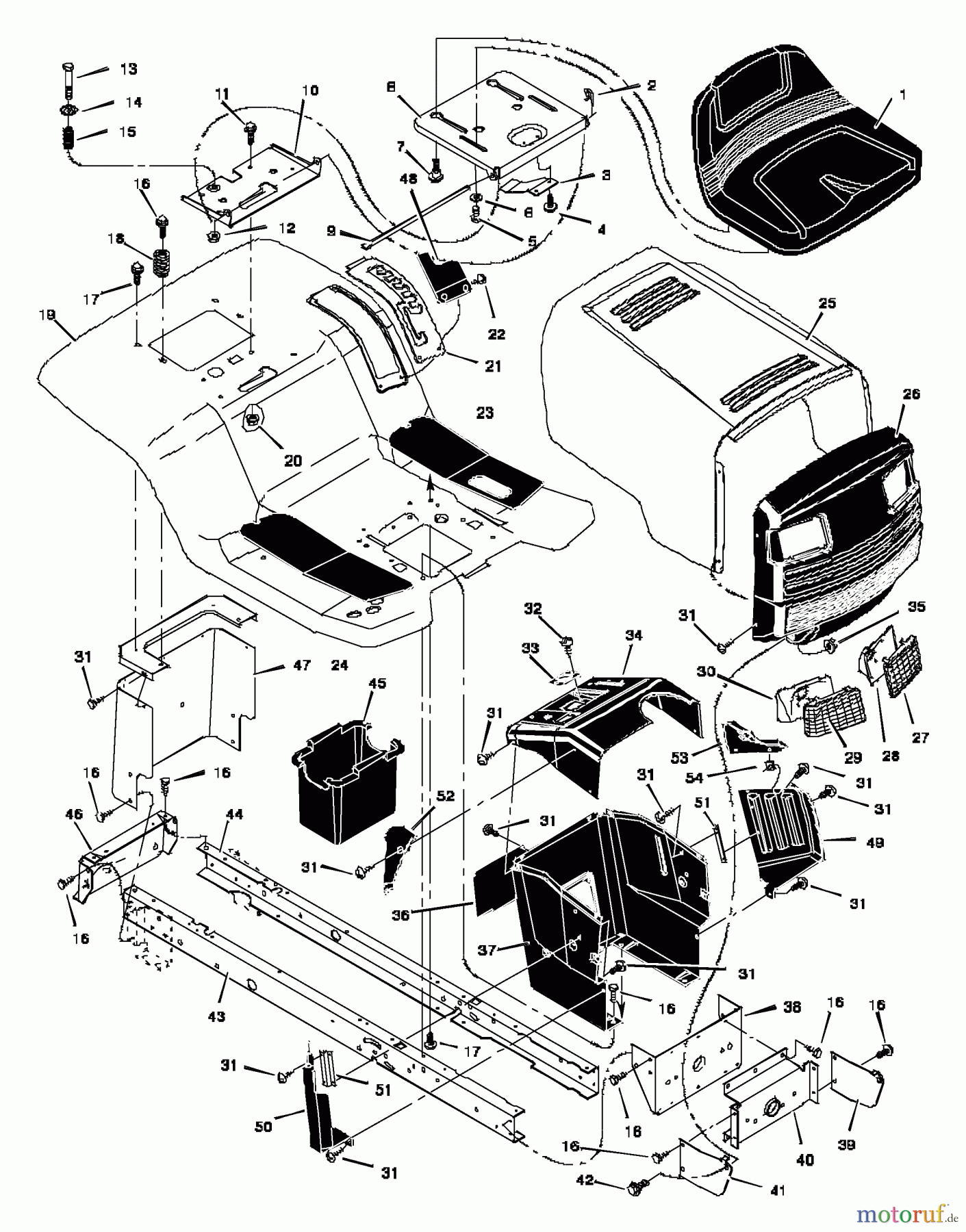Murray Rasen- und Gartentraktoren 42560x83A - B&S/Murray 42