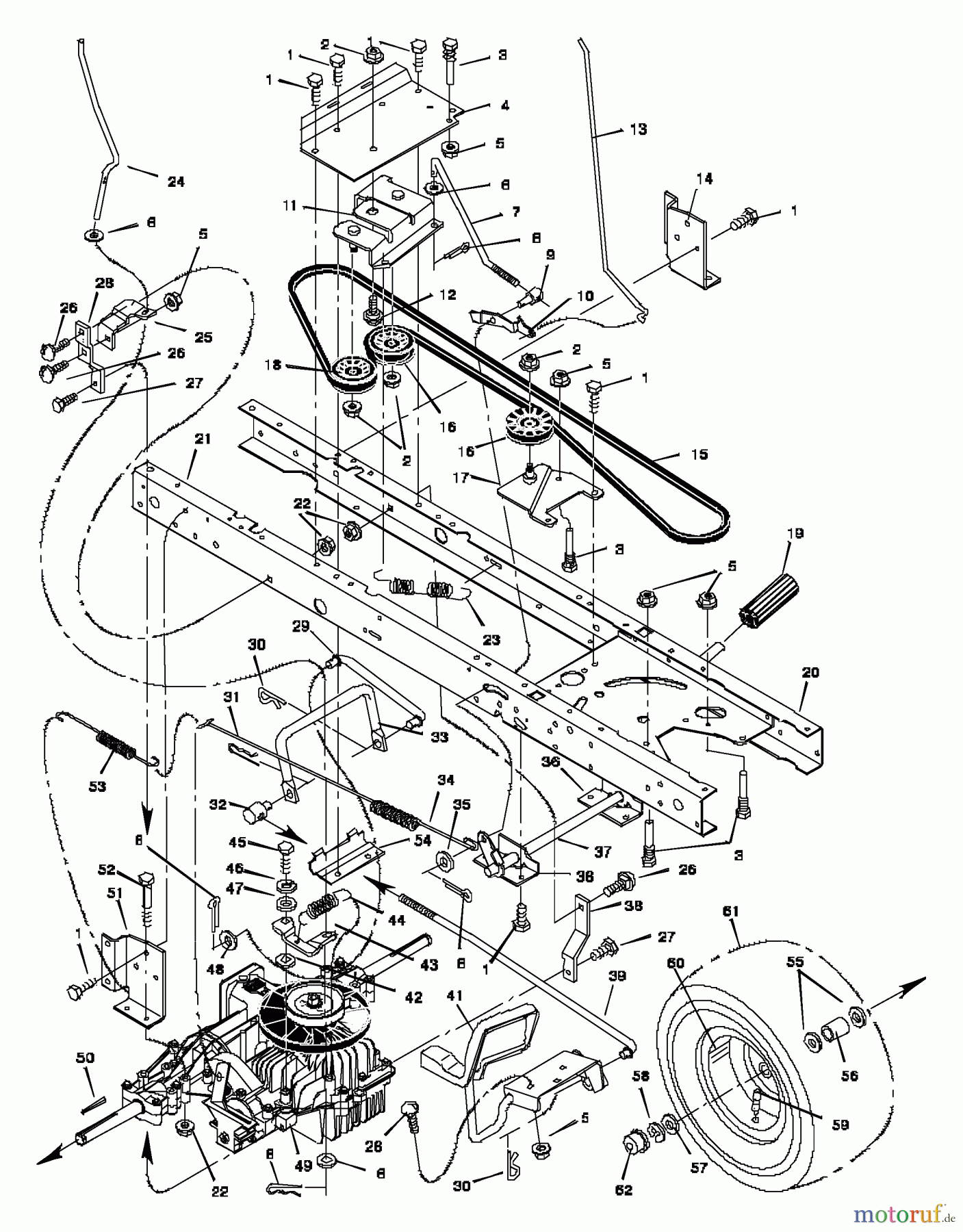  Murray Rasen- und Gartentraktoren 42560x83A - B&S/Murray 42