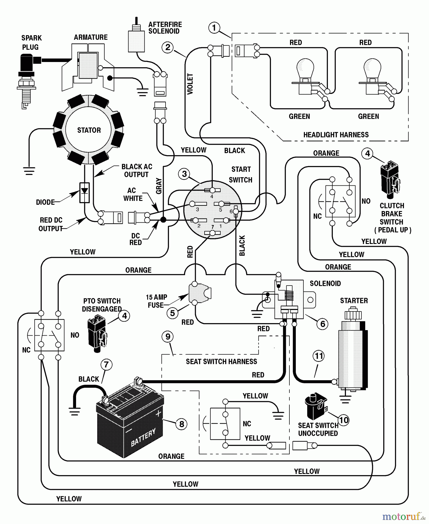  Murray Rasen- und Gartentraktoren 425610x99A - B&S/Murray 42