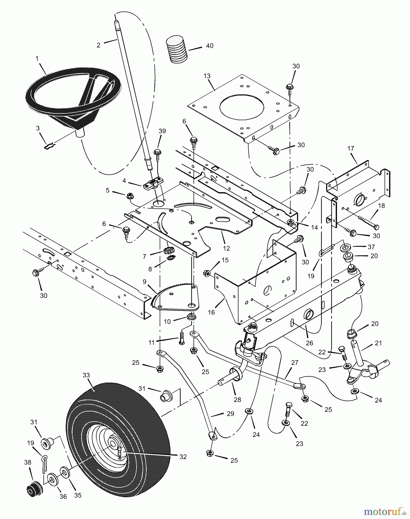  Murray Rasen- und Gartentraktoren 425612x99A - B&S/Murray 42