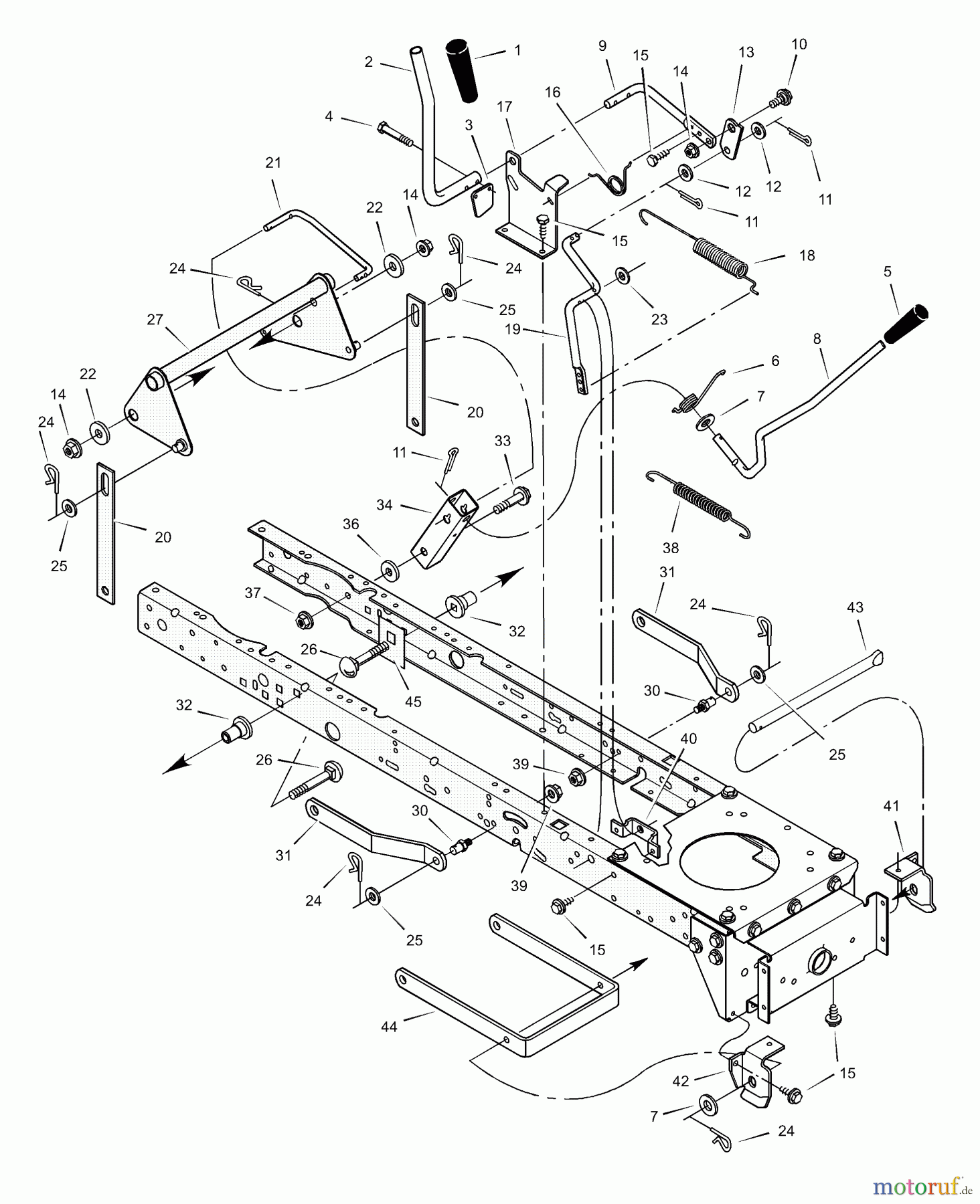  Murray Rasen- und Gartentraktoren 425619x24A - B&S/Murray 42