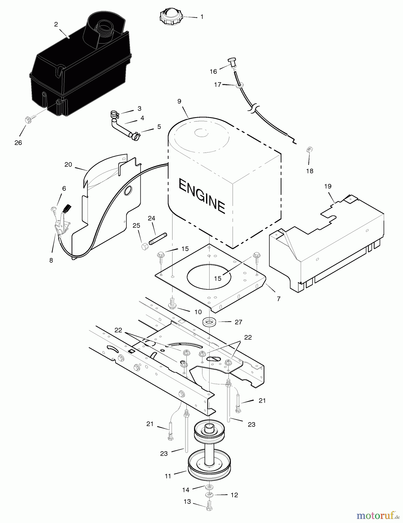  Murray Rasen- und Gartentraktoren 42586x9A - B&S/Murray 42