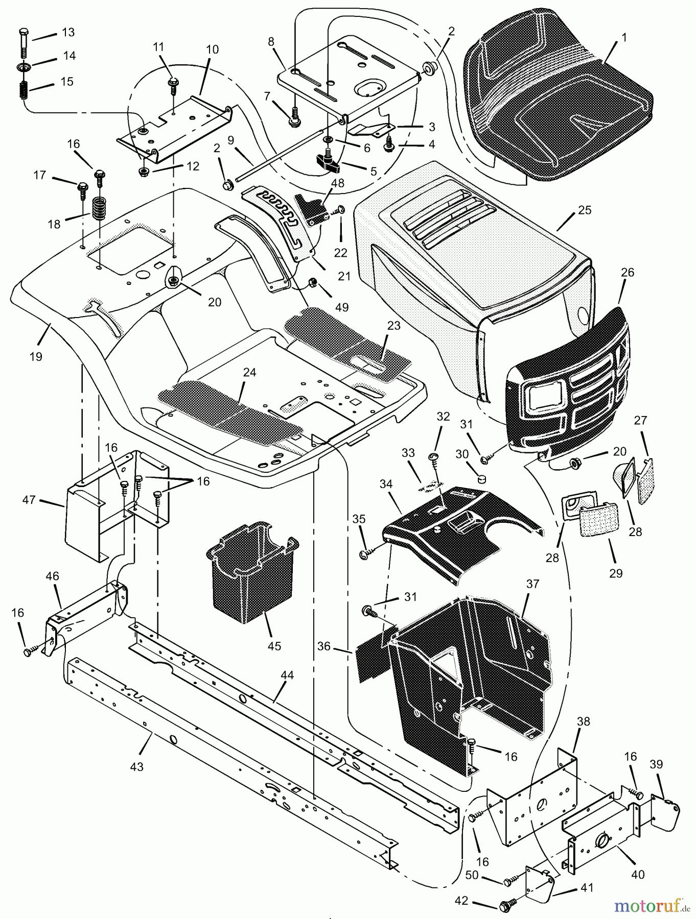  Murray Rasen- und Gartentraktoren 42590E - Murray 42