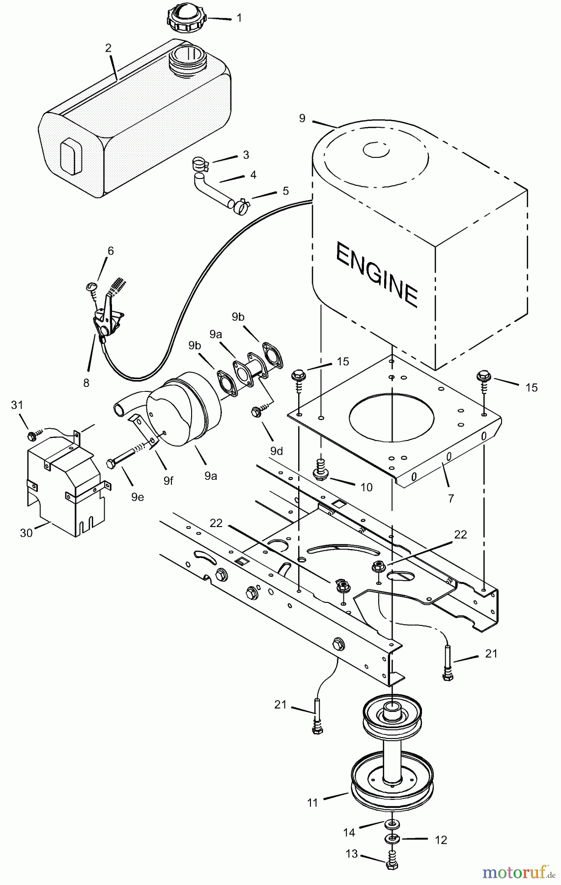  Murray Rasen- und Gartentraktoren 42590E - Murray 42