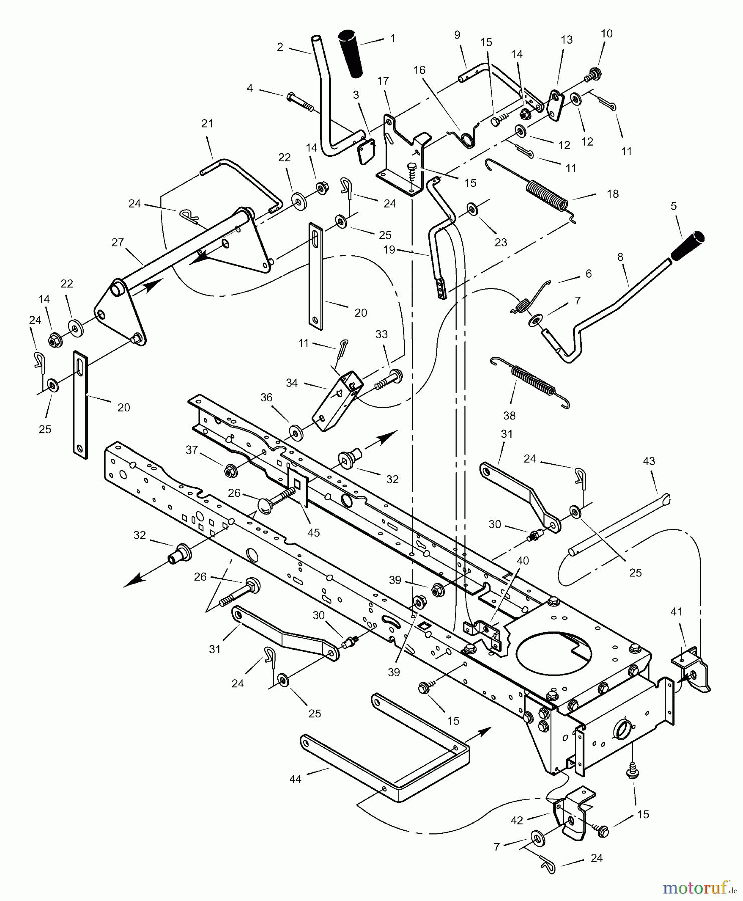  Murray Rasen- und Gartentraktoren 42598x92A - B&S/Murray 42