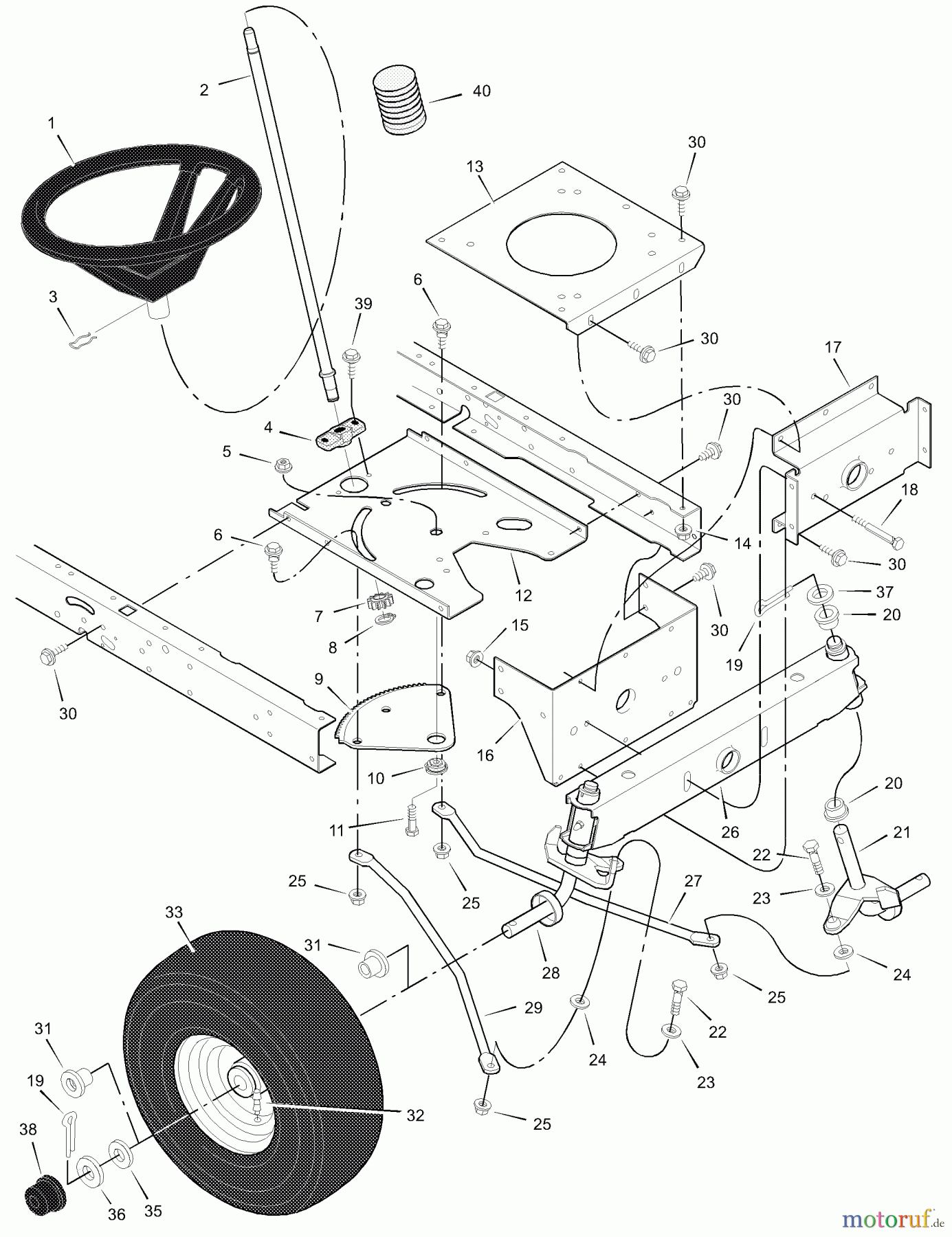  Murray Rasen- und Gartentraktoren 42598x92A - B&S/Murray 42