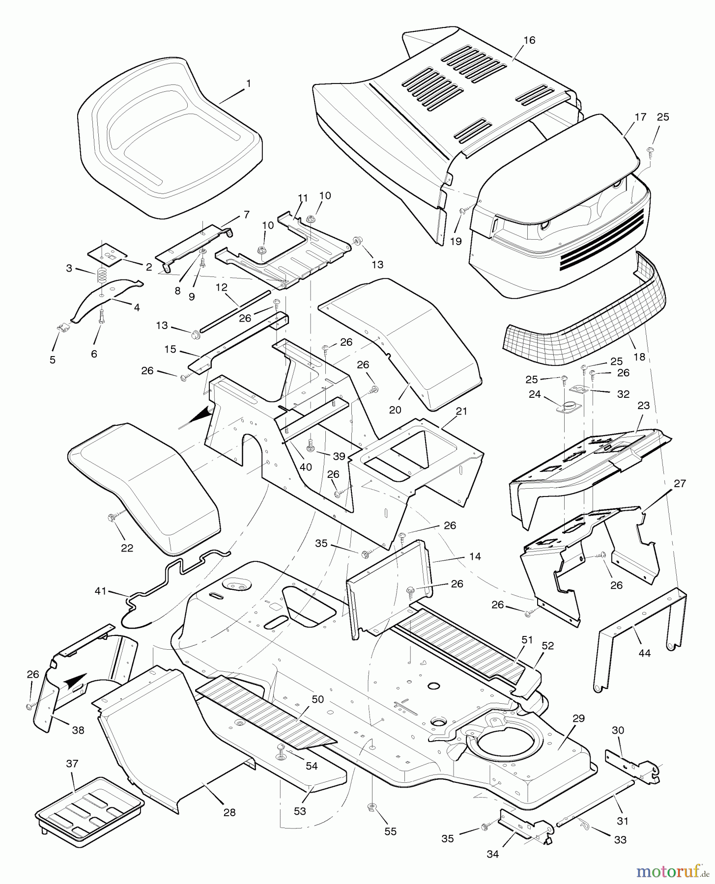  Murray Rasen- und Gartentraktoren 42915x62A - B&S/Murray 42