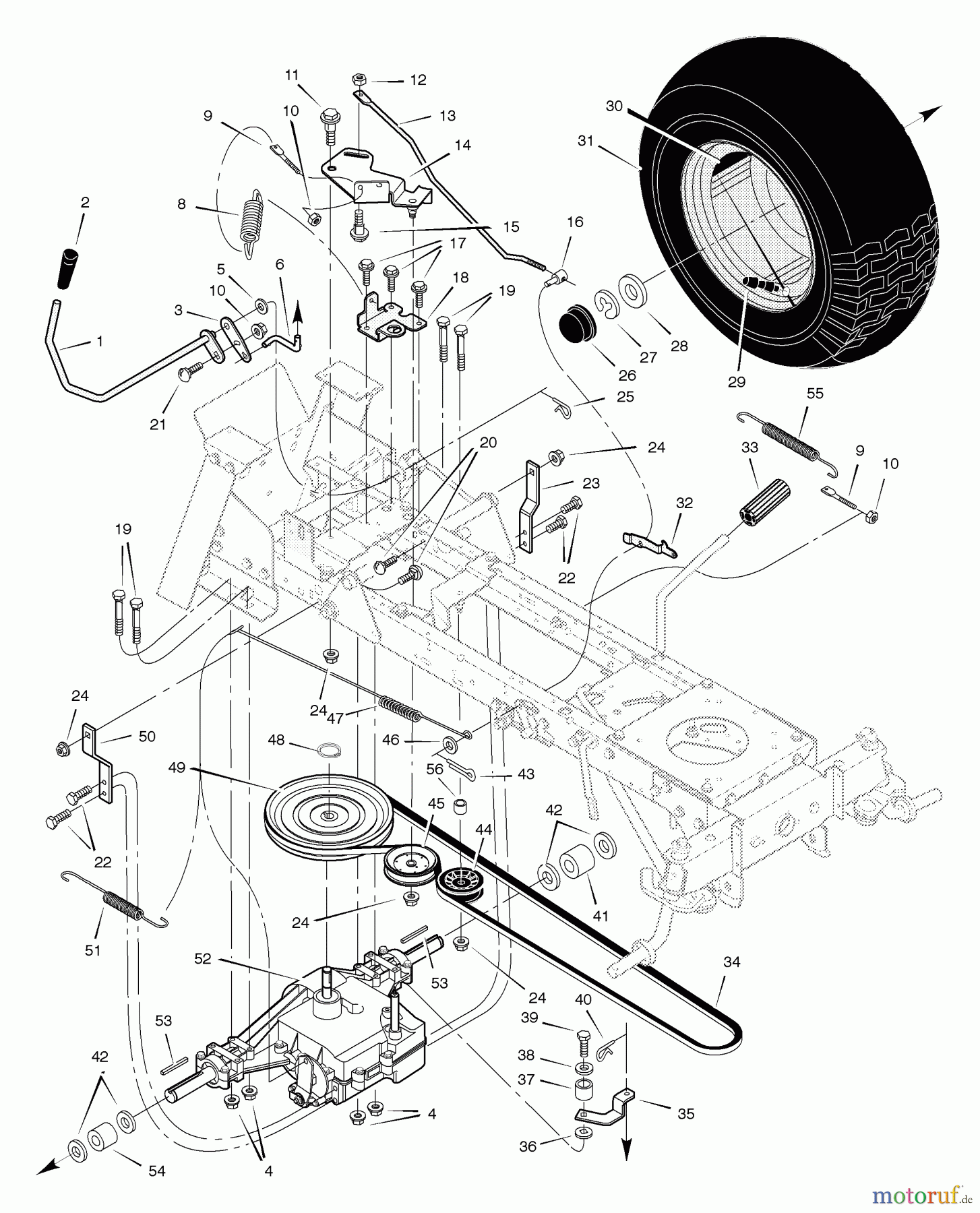  Murray Rasen- und Gartentraktoren 461000x8A - Scotts 46