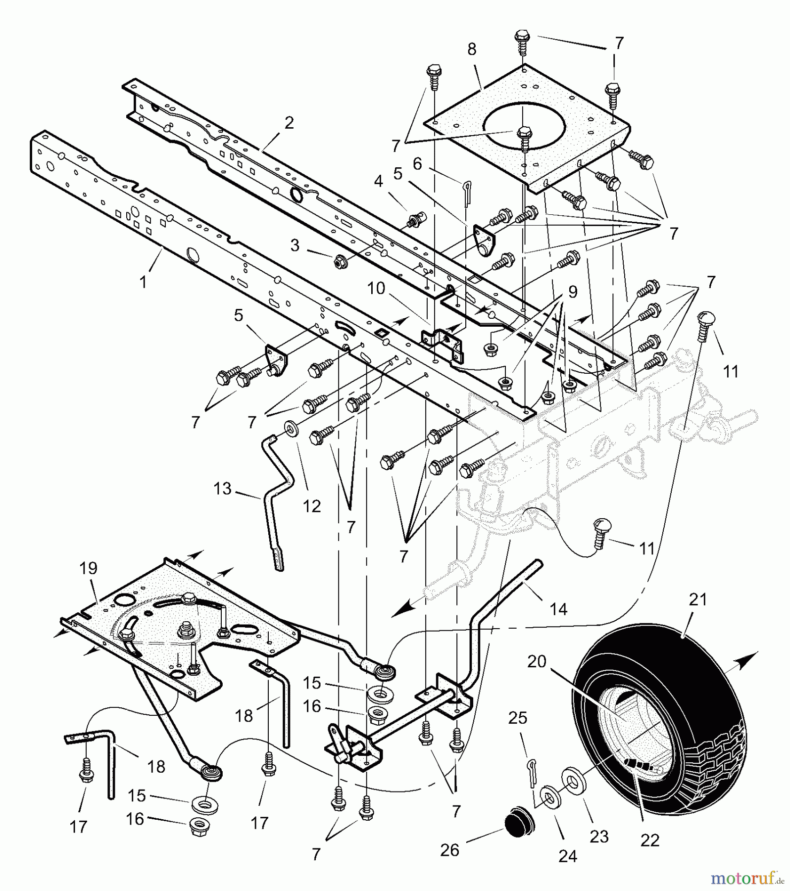  Murray Rasen- und Gartentraktoren 461018x99B - B&S/Murray 46