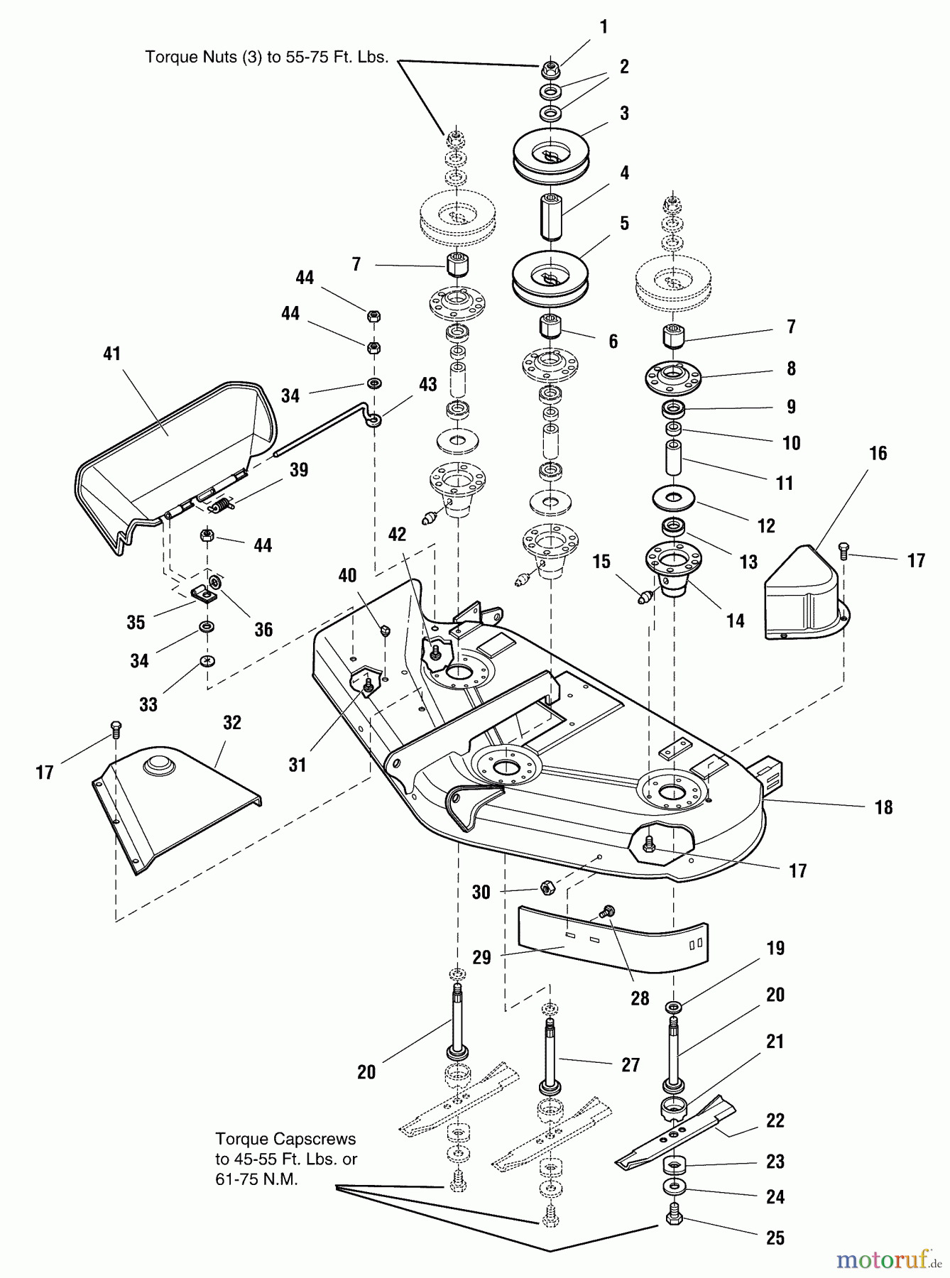  Murray Nullwendekreismäher, Zero-Turn ZT1644E (2690431) - Murray , 16HP Hydro w/44