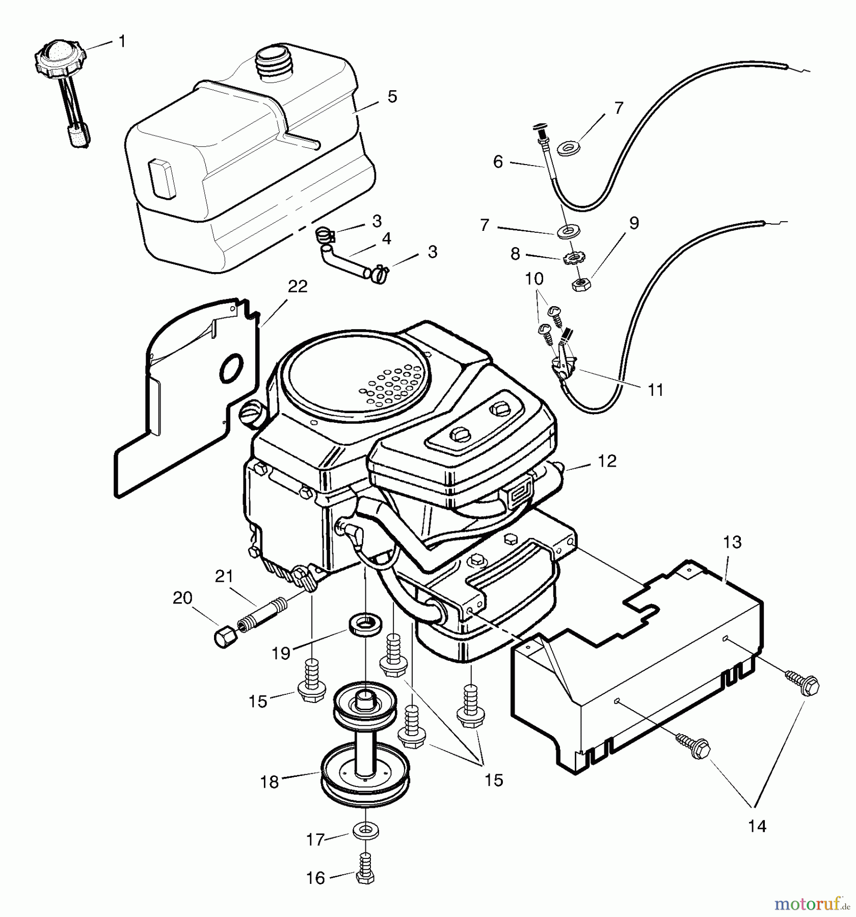  Murray Rasen- und Gartentraktoren 46107x92A - B&S/Murray 46