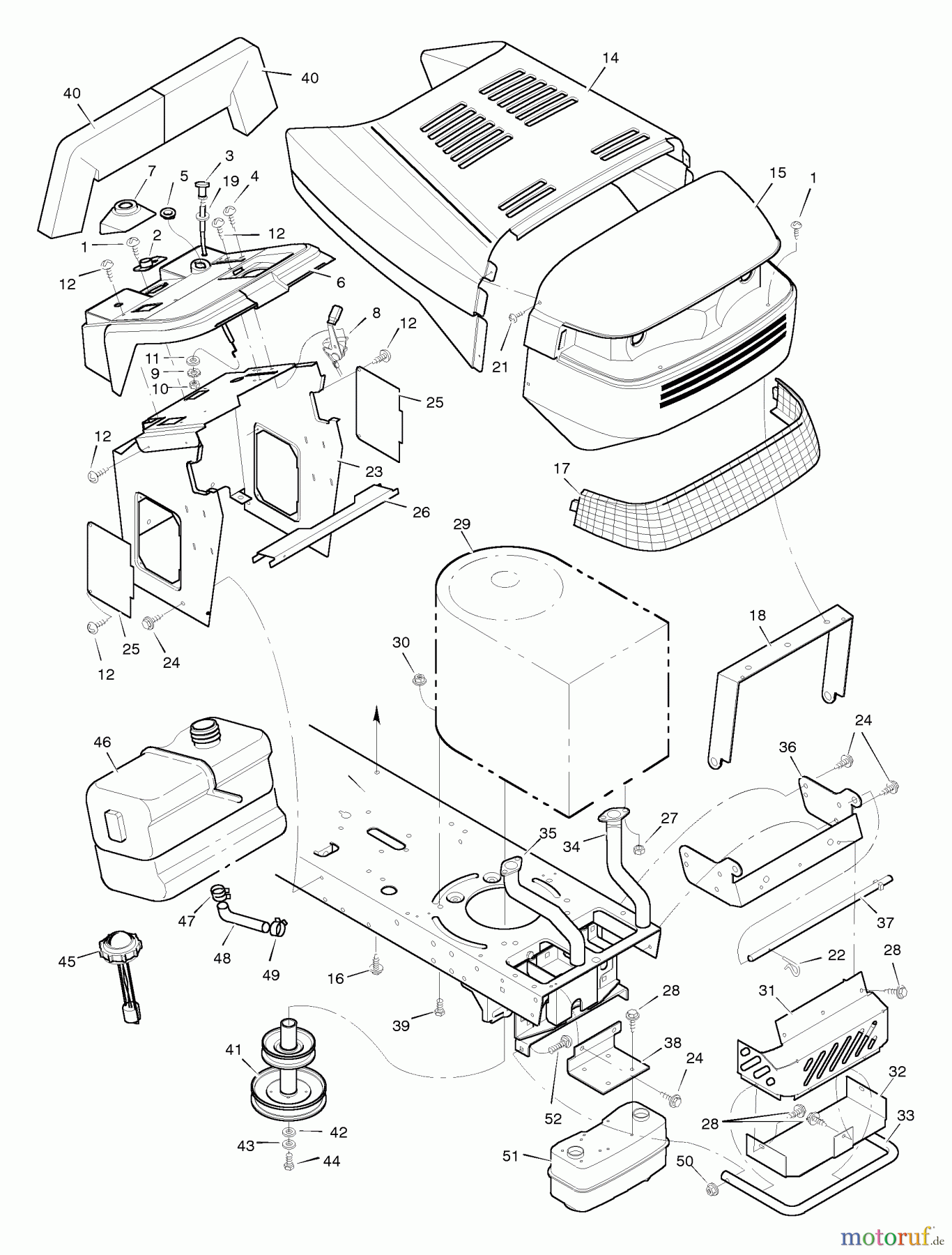  Murray Rasen- und Gartentraktoren 46258x6A - Murray Ultra 46