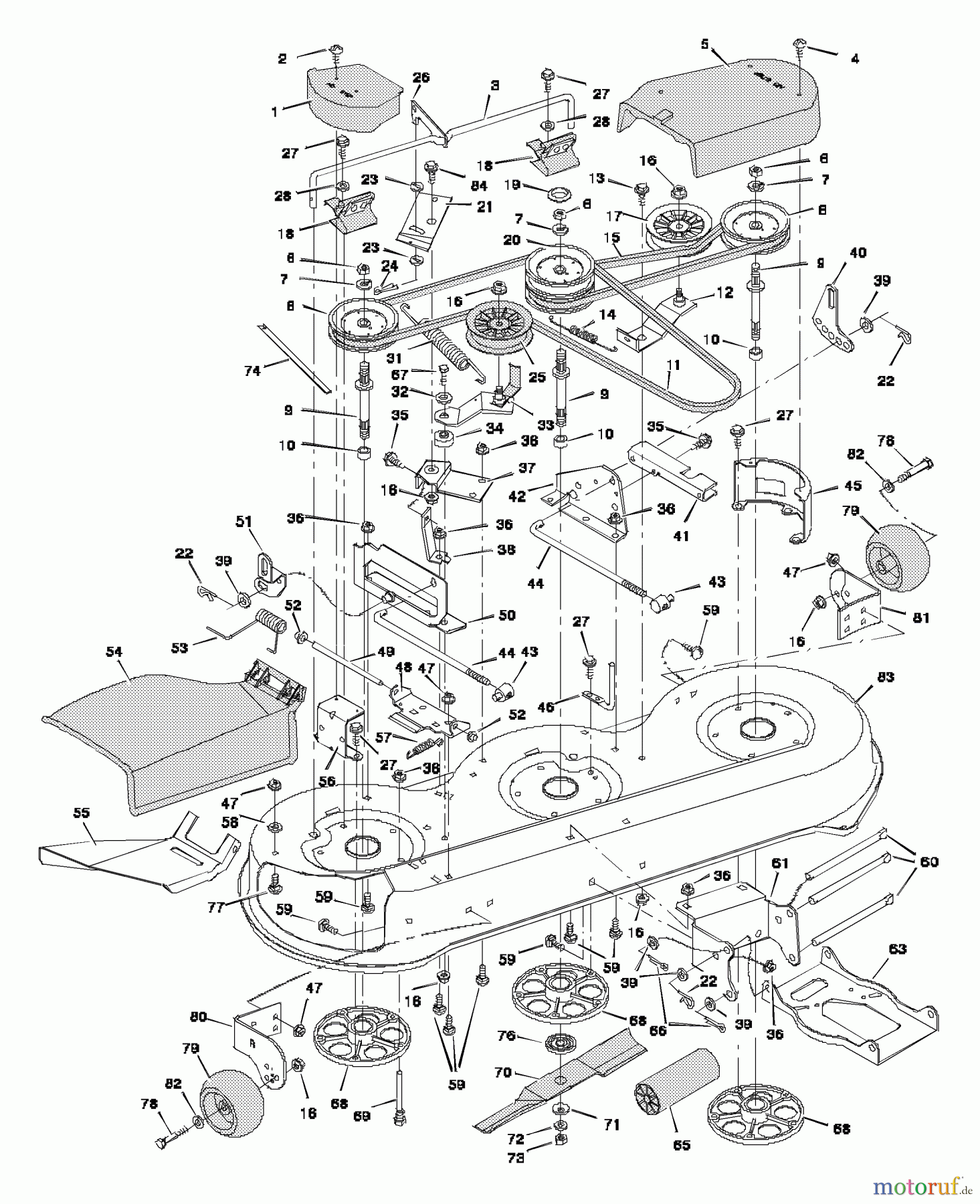  Murray Rasen- und Gartentraktoren 46379x83A - B&S/Murray 46