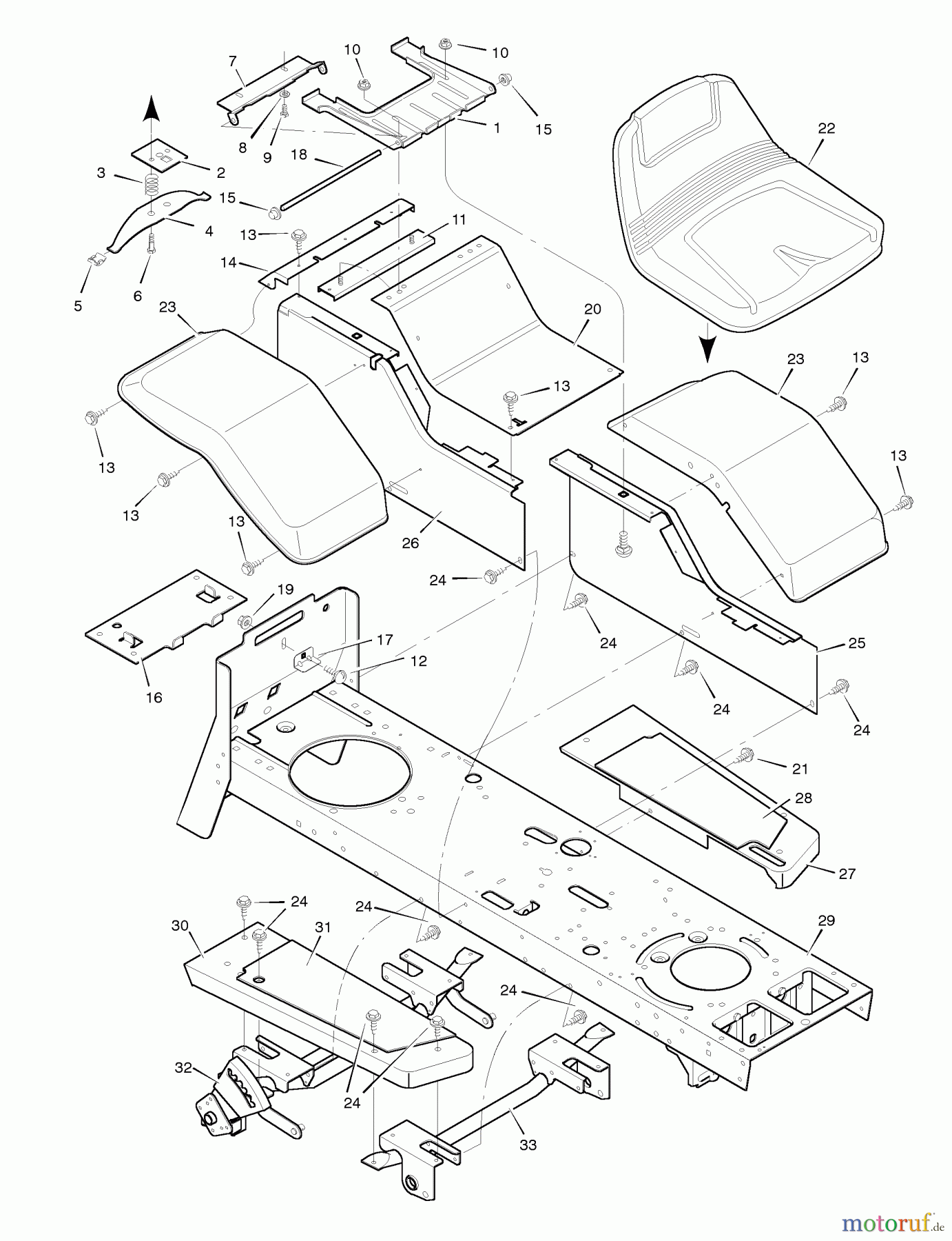  Murray Rasen- und Gartentraktoren 46404x8A - Scotts 46