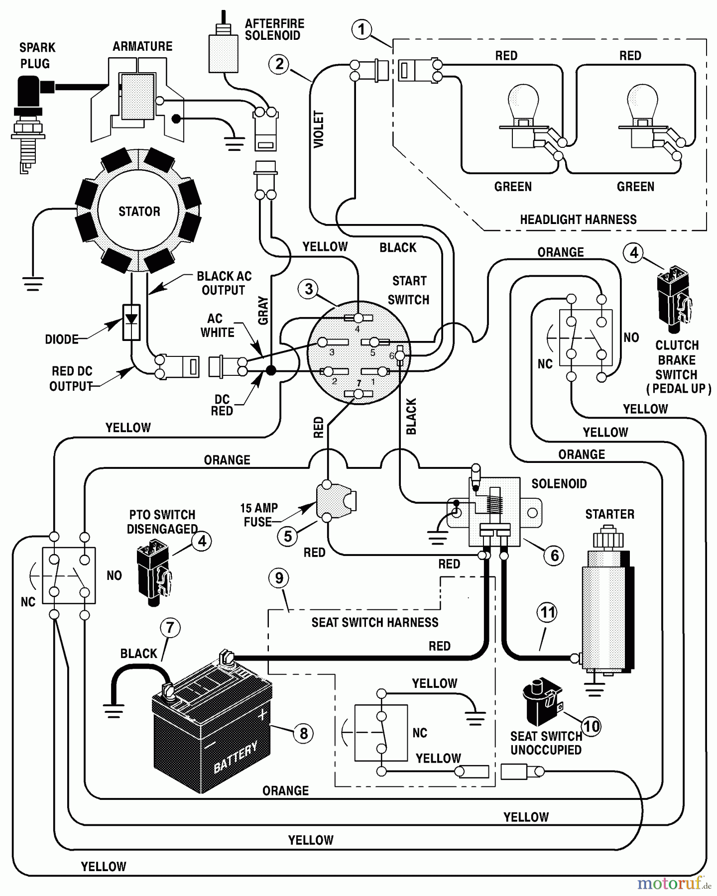 Murray Rasen- und Gartentraktoren 465305x92B - B&S/Murray 46