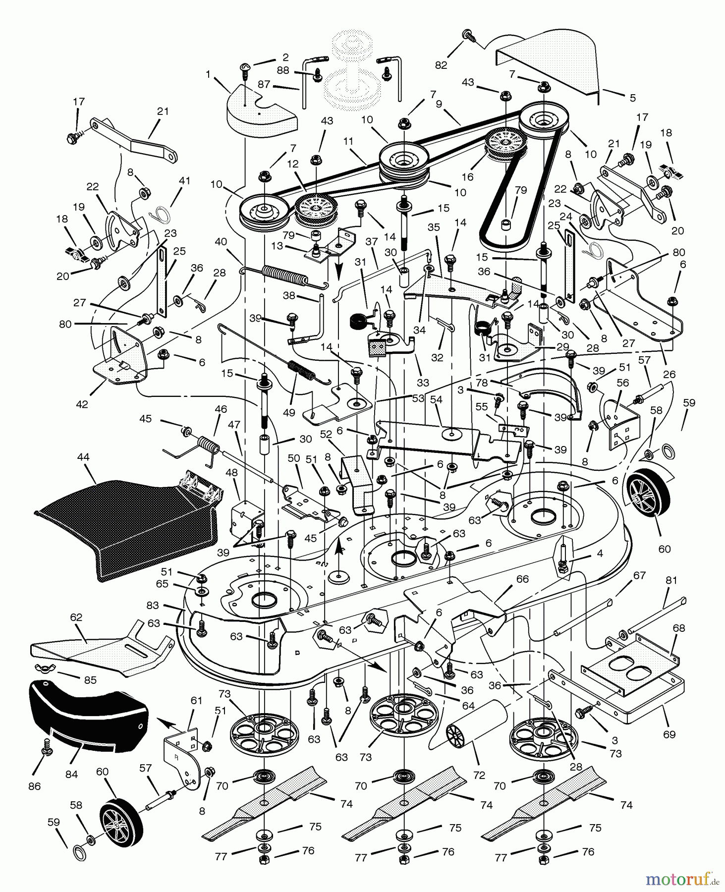 Murray Rasen- und Gartentraktoren 465602x8C - Scotts 46
