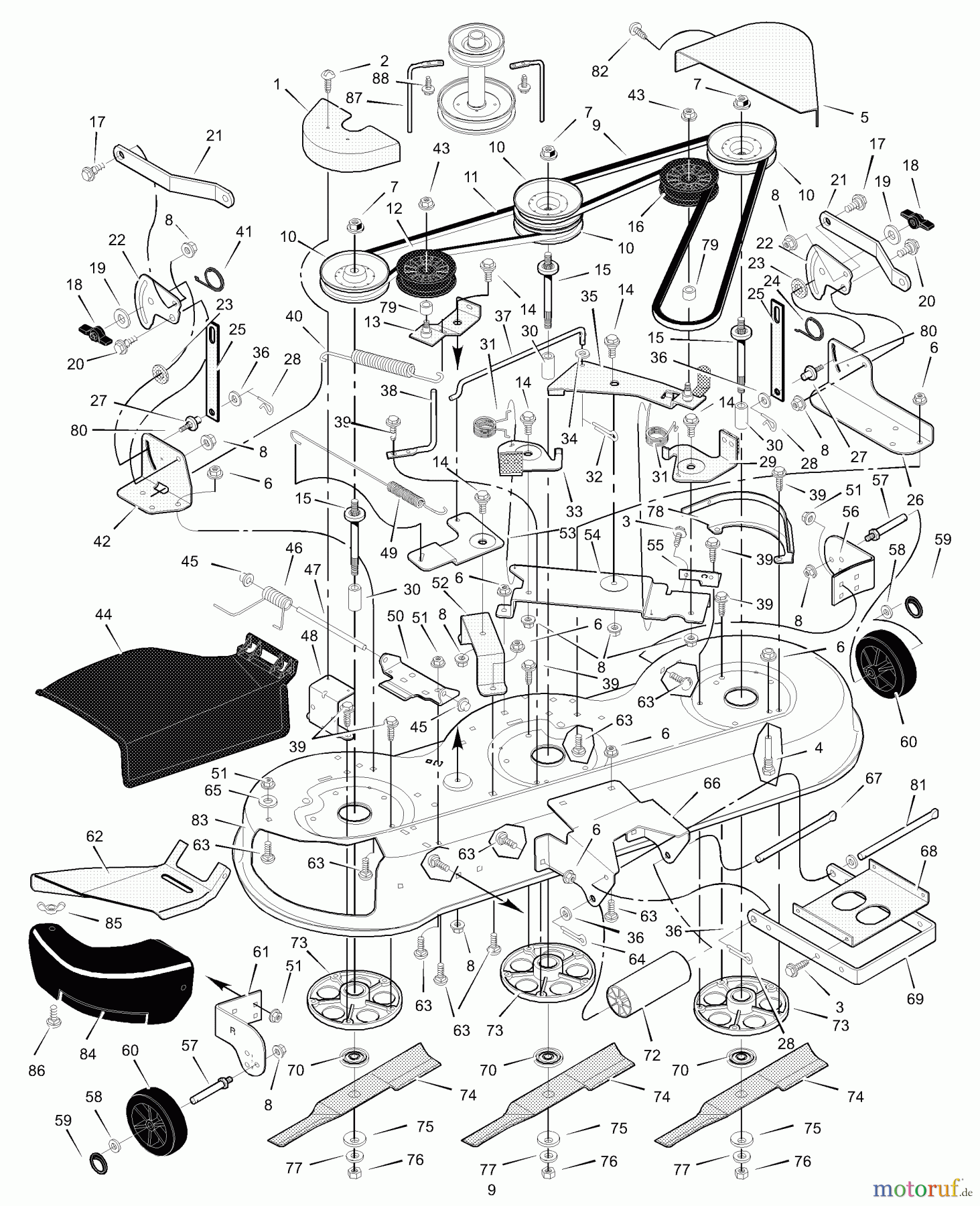 Murray Rasen- und Gartentraktoren 465603x92B - B&S/Murray 46
