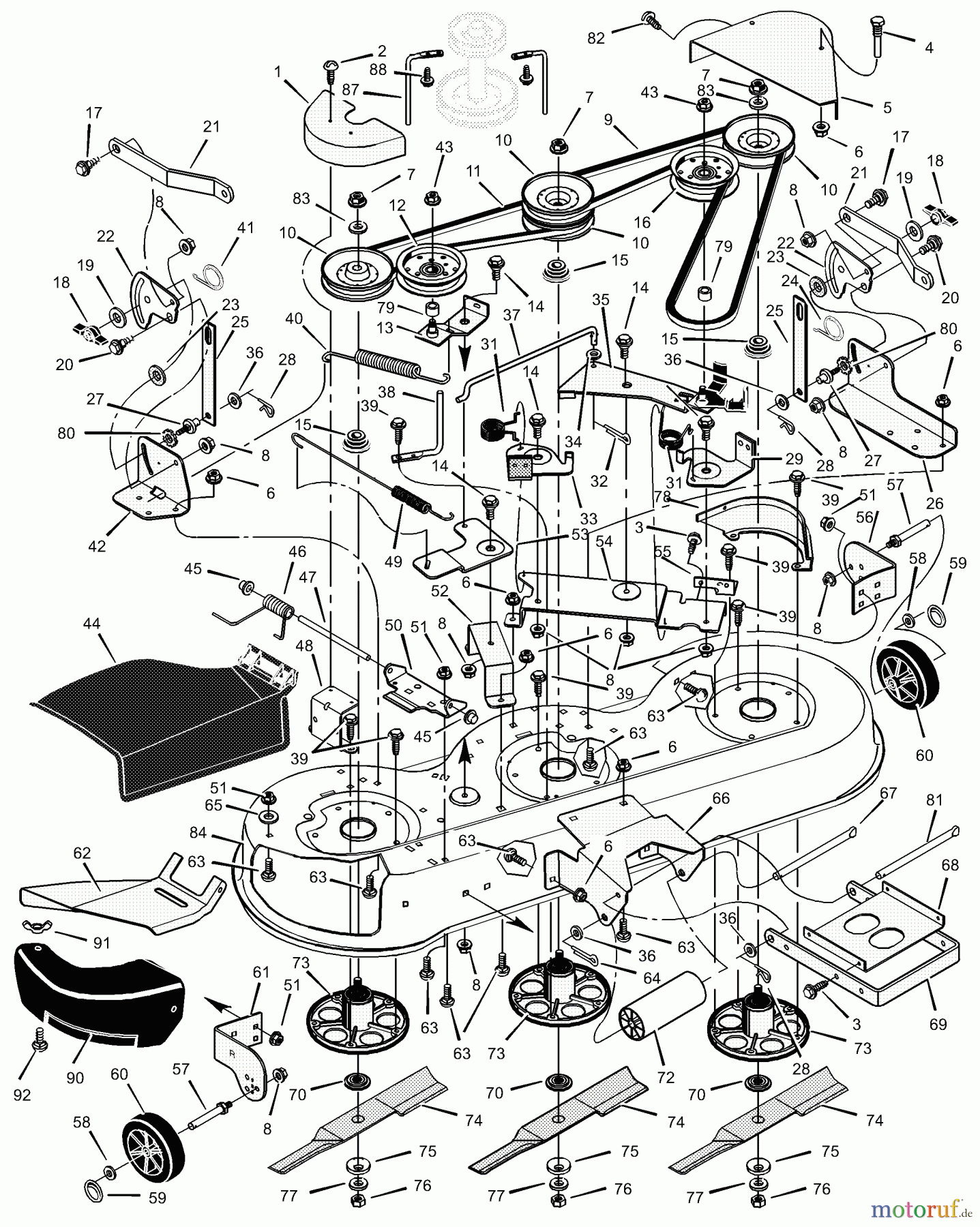 Murray Rasen- und Gartentraktoren 465622x99A - B&S/Murray 46