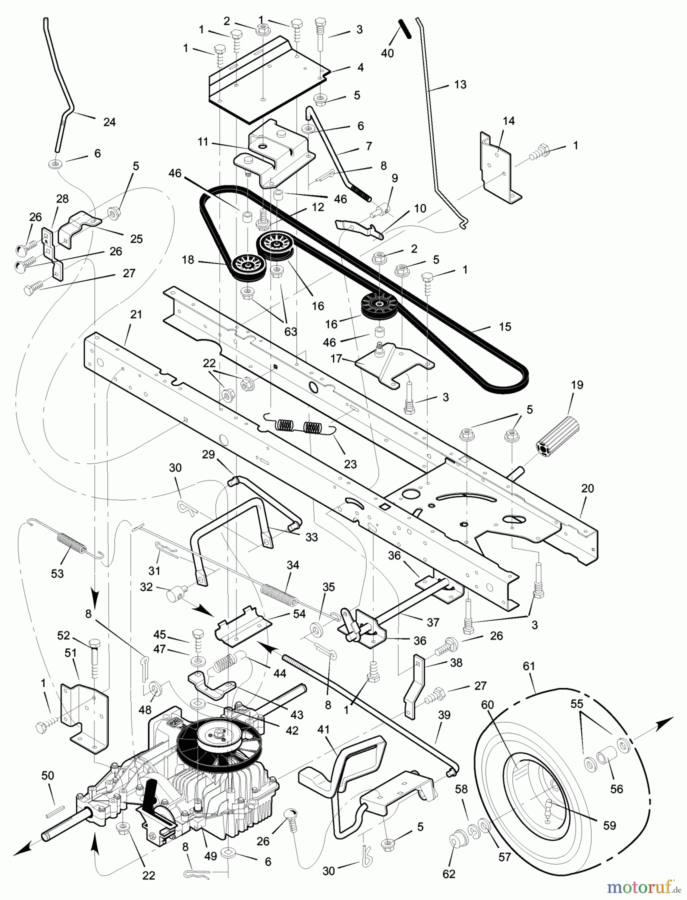  Murray Rasen- und Gartentraktoren 46577x4A - Murray 46