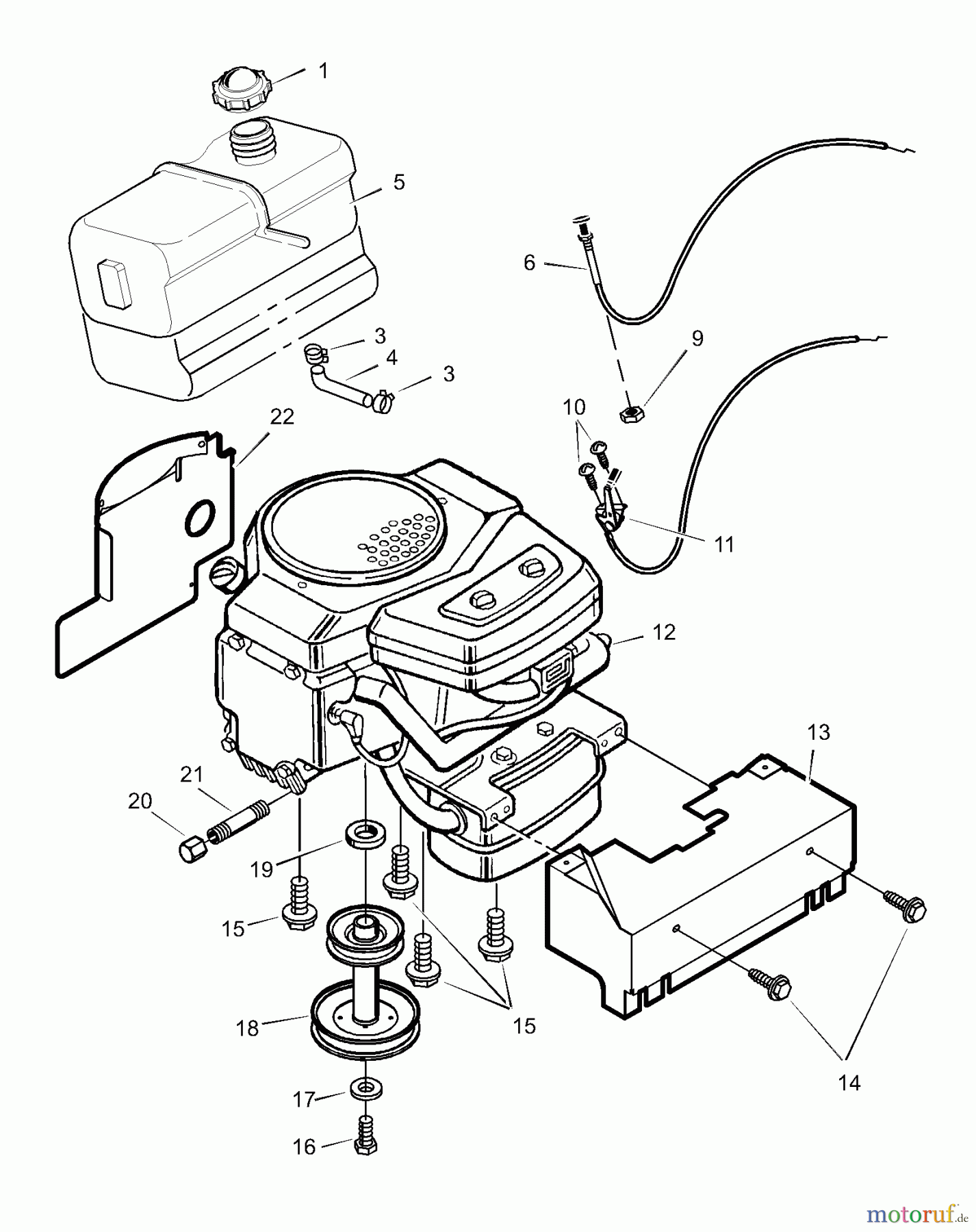 Murray Rasen- und Gartentraktoren 52101x92A - B&S/Murray 52