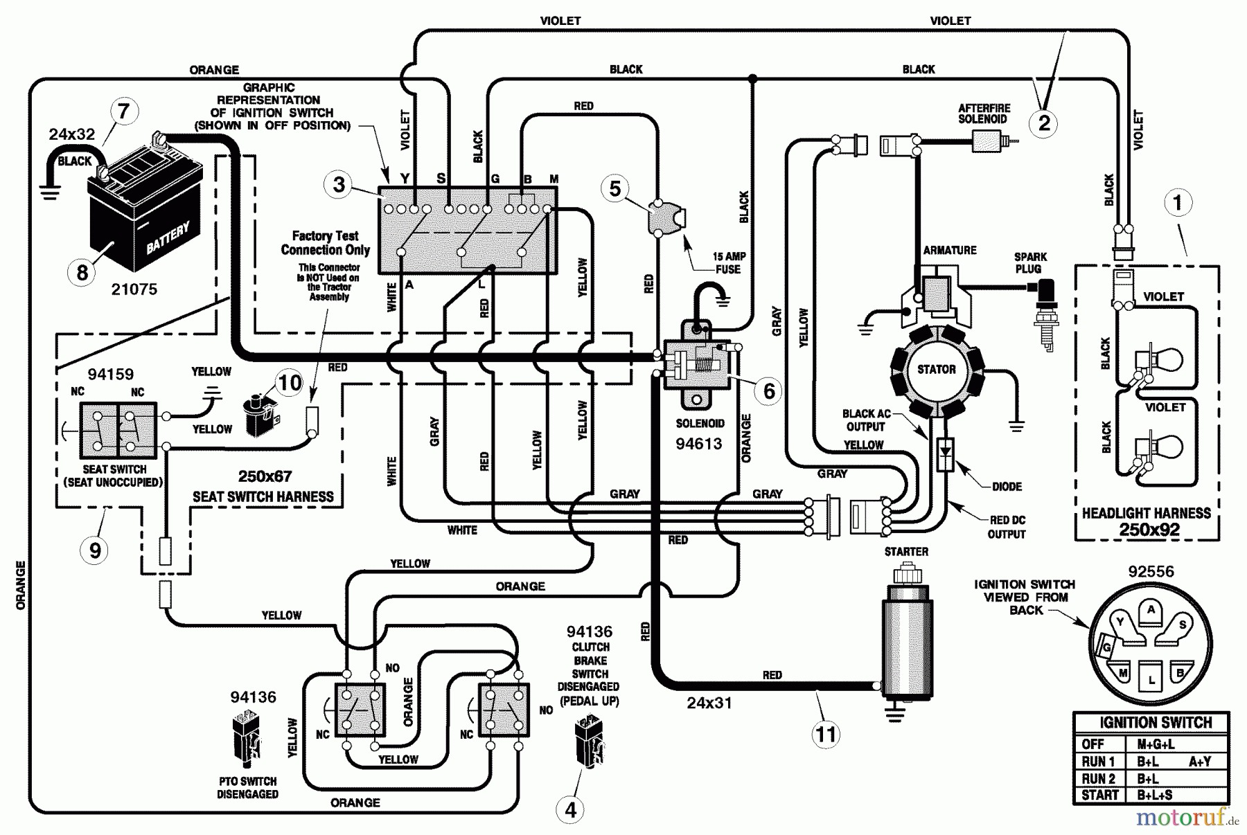  Murray Rasen- und Gartentraktoren C950-60471-0 - Craftsman 42